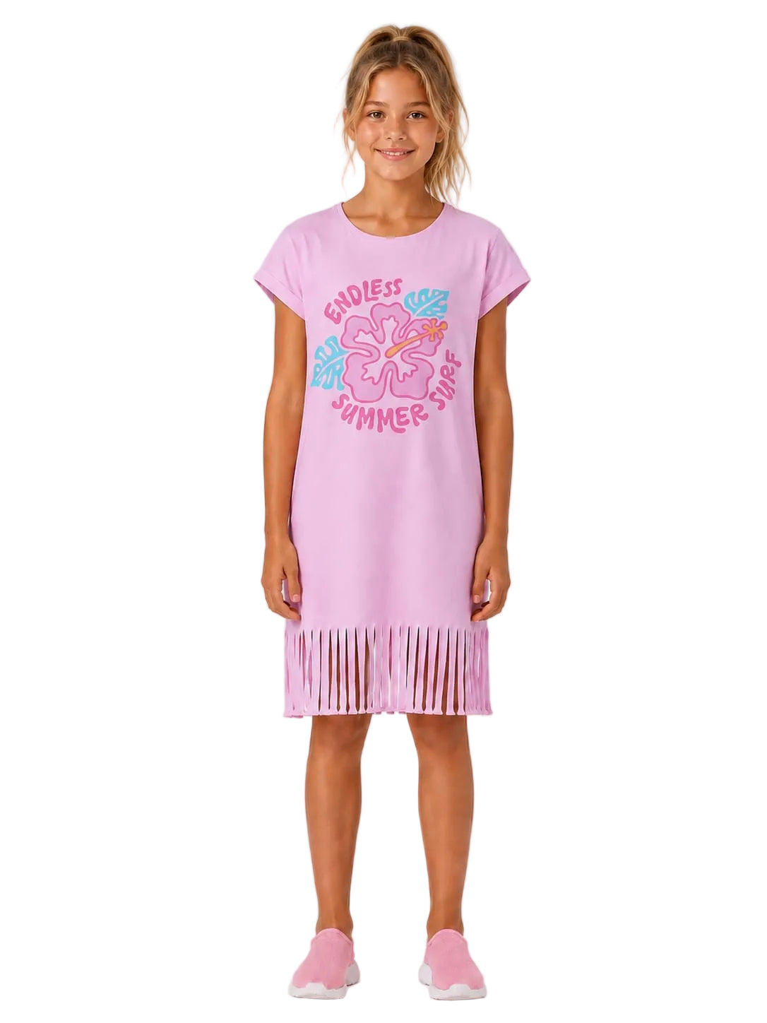 Flower Fringe Dress