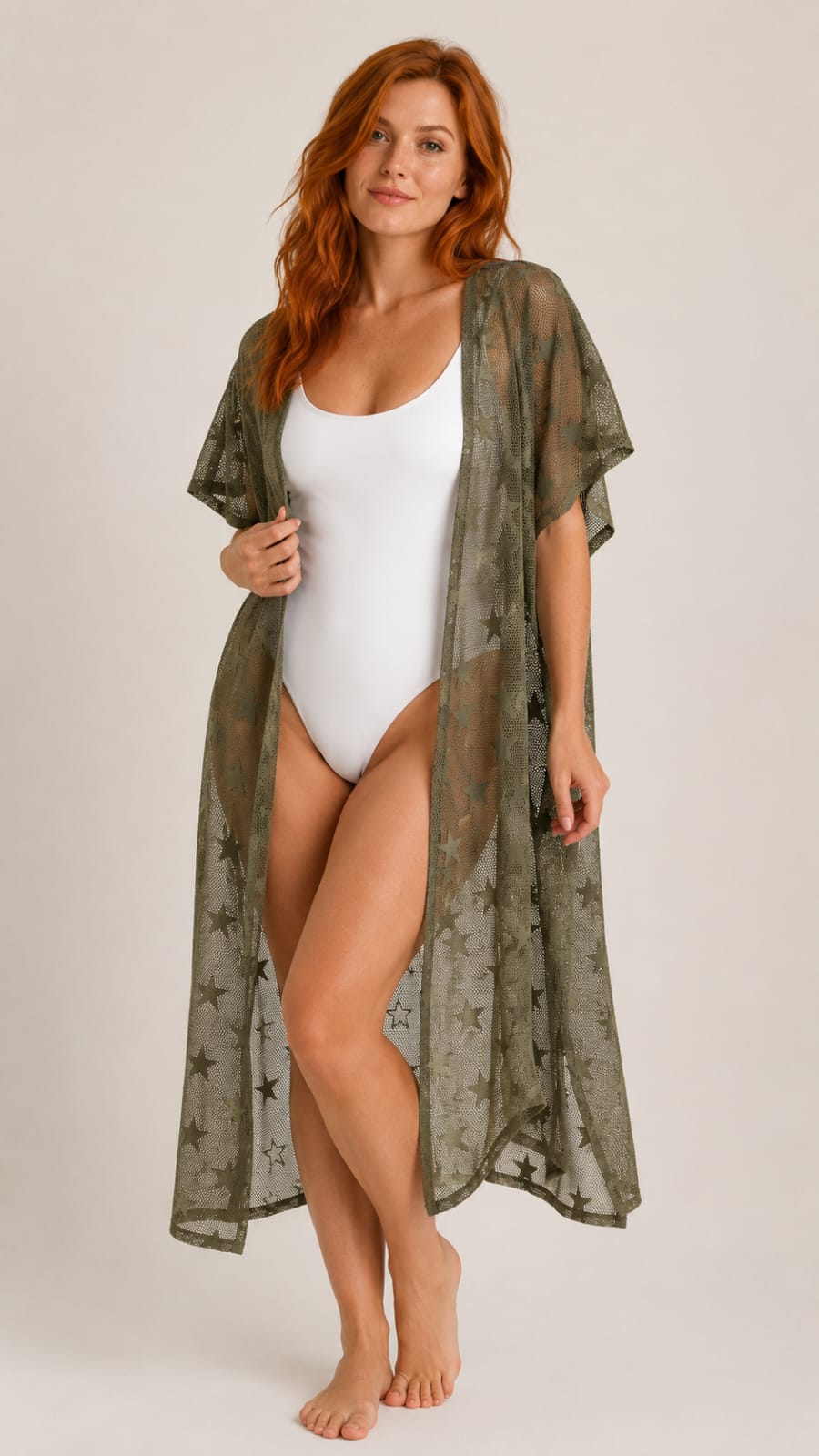 Star Mesh Beach Cover-up