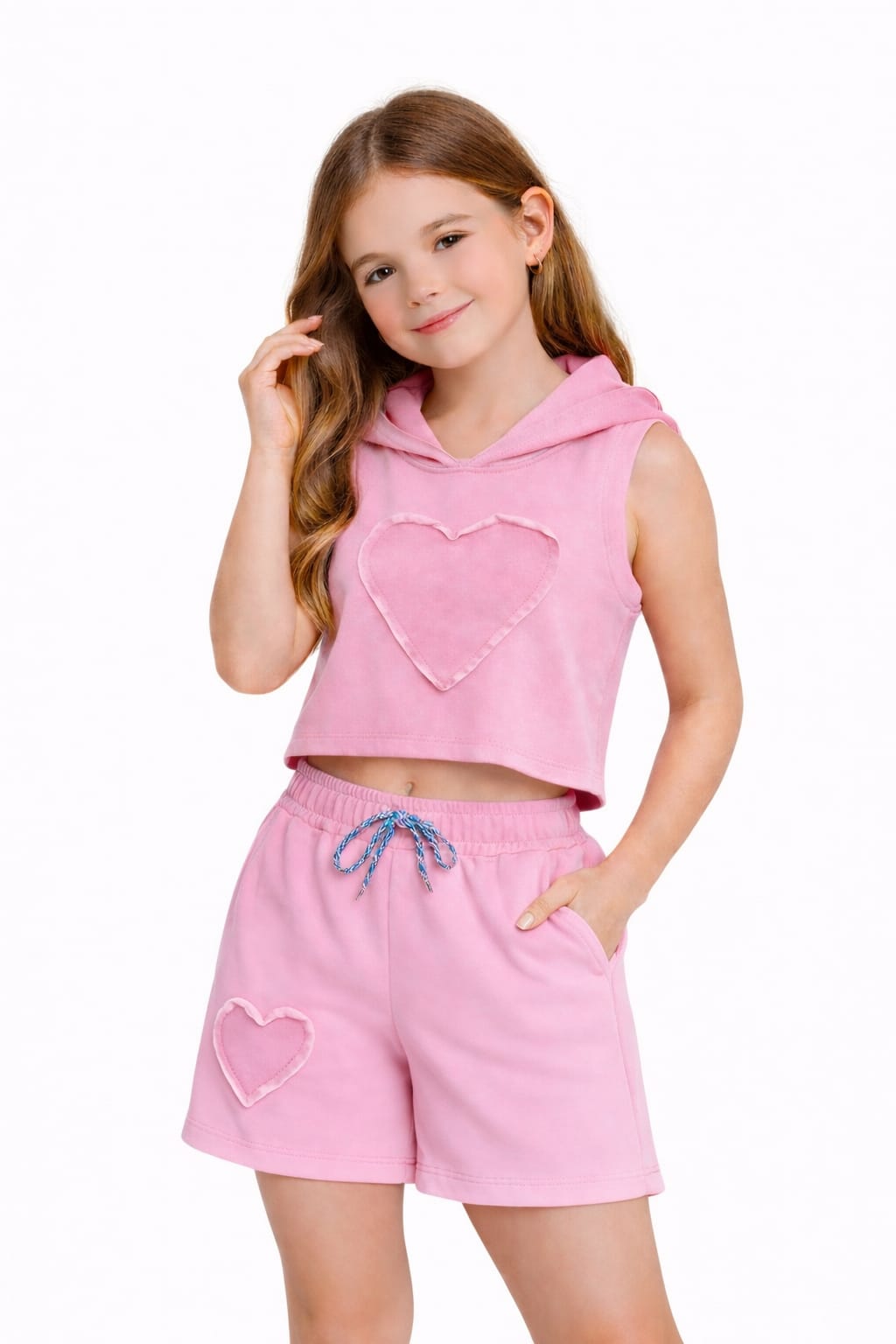 Heart Applique Tracksuit SET (2 pieces)