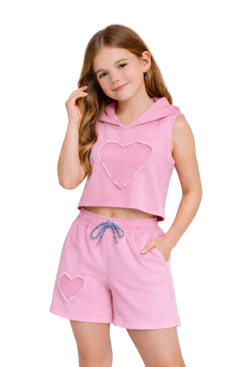 Heart Applique Tracksuit SET (2 pieces)