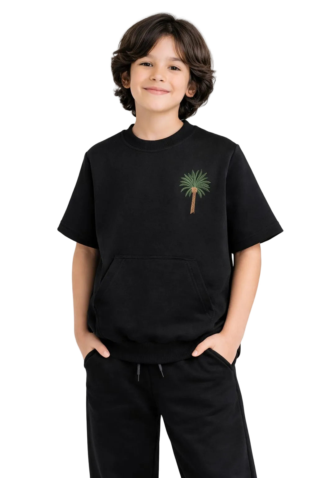 Palm Tree Embroidered Sweatshirt ONLY