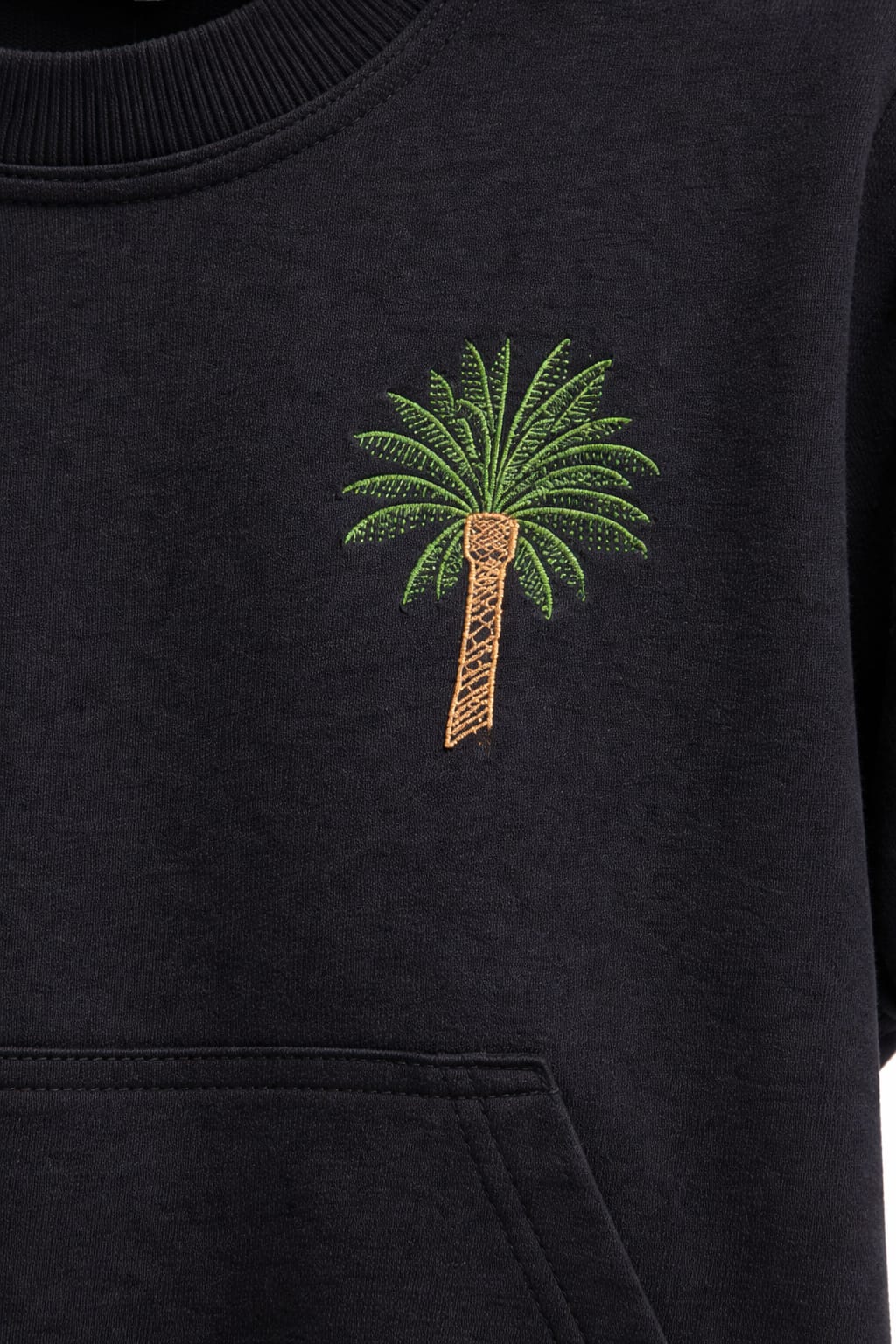 Palm Tree Embroidered Sweatshirt ONLY