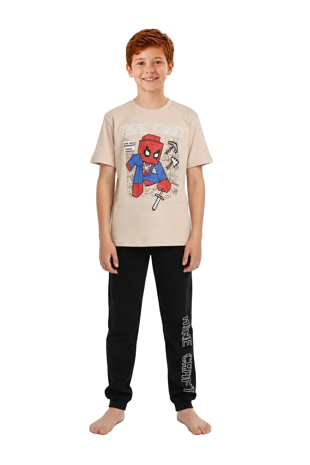 Minecraft Spiderman Pyjama SET