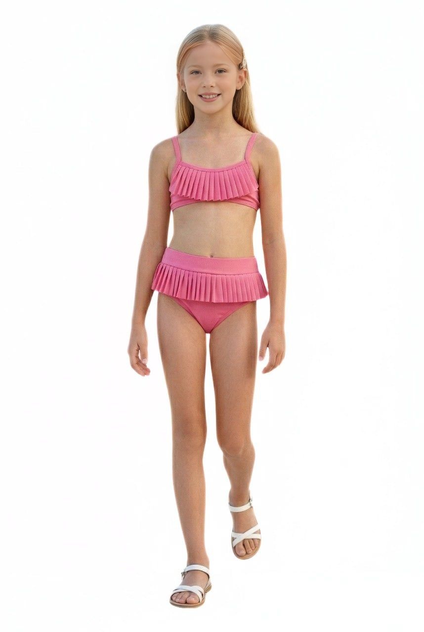 Ruffled Two-Piece Swimsuit