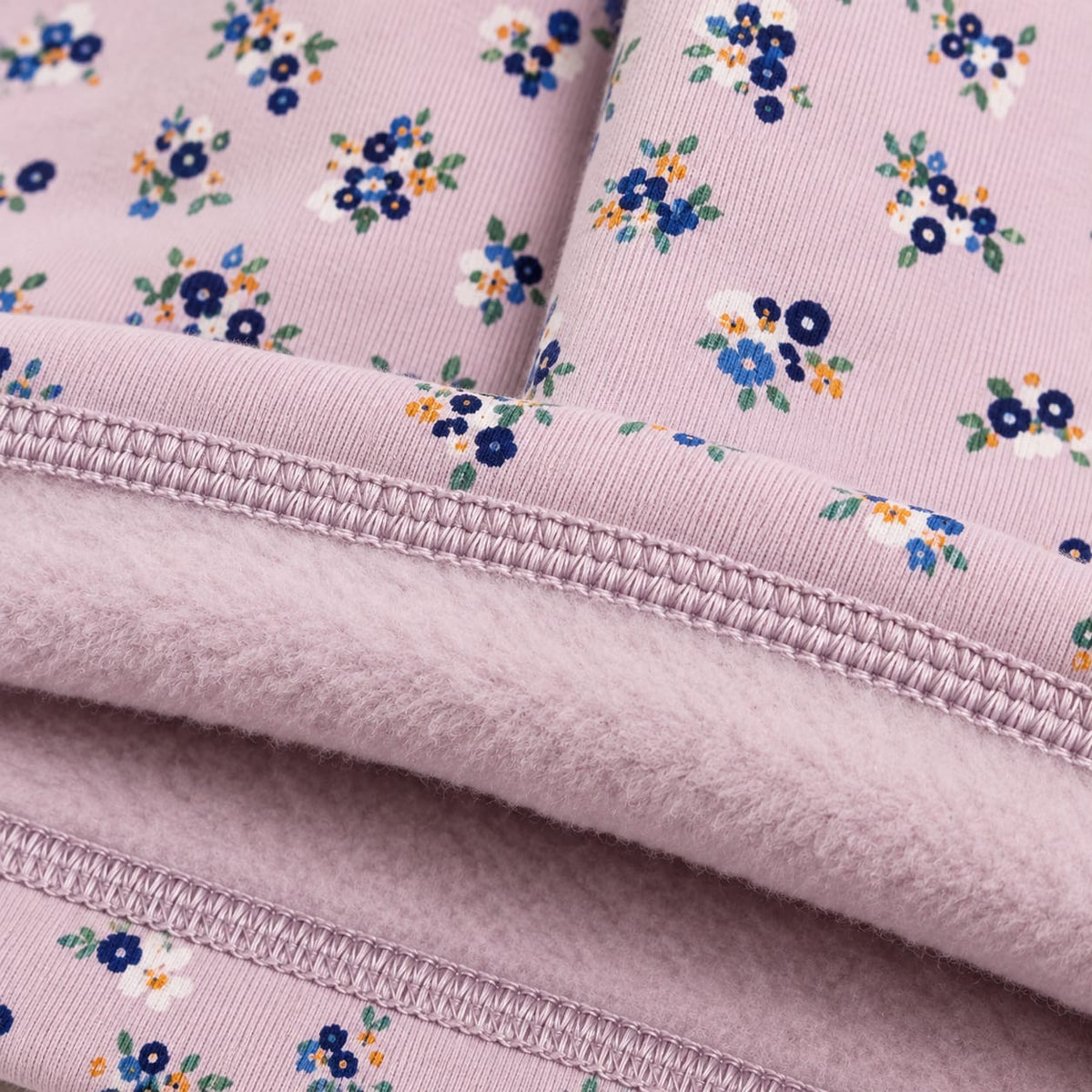 Lila Floral Pyjama SET in Fleece