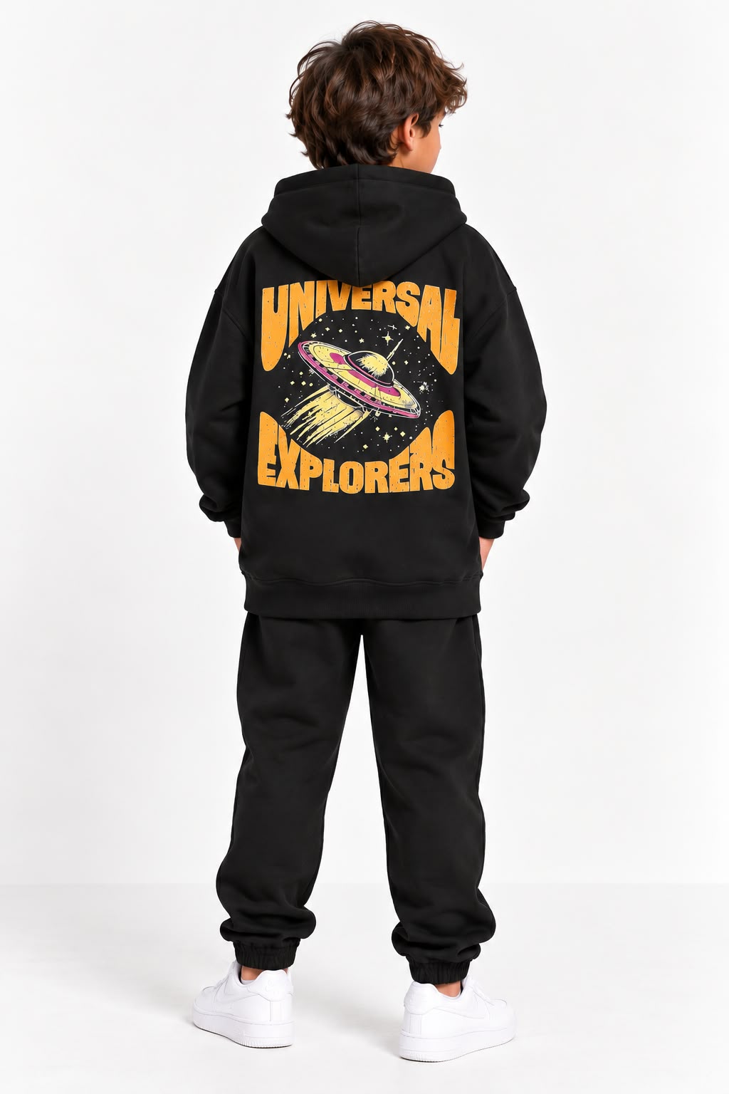 Oversized Hoodie "Universal Explorers"