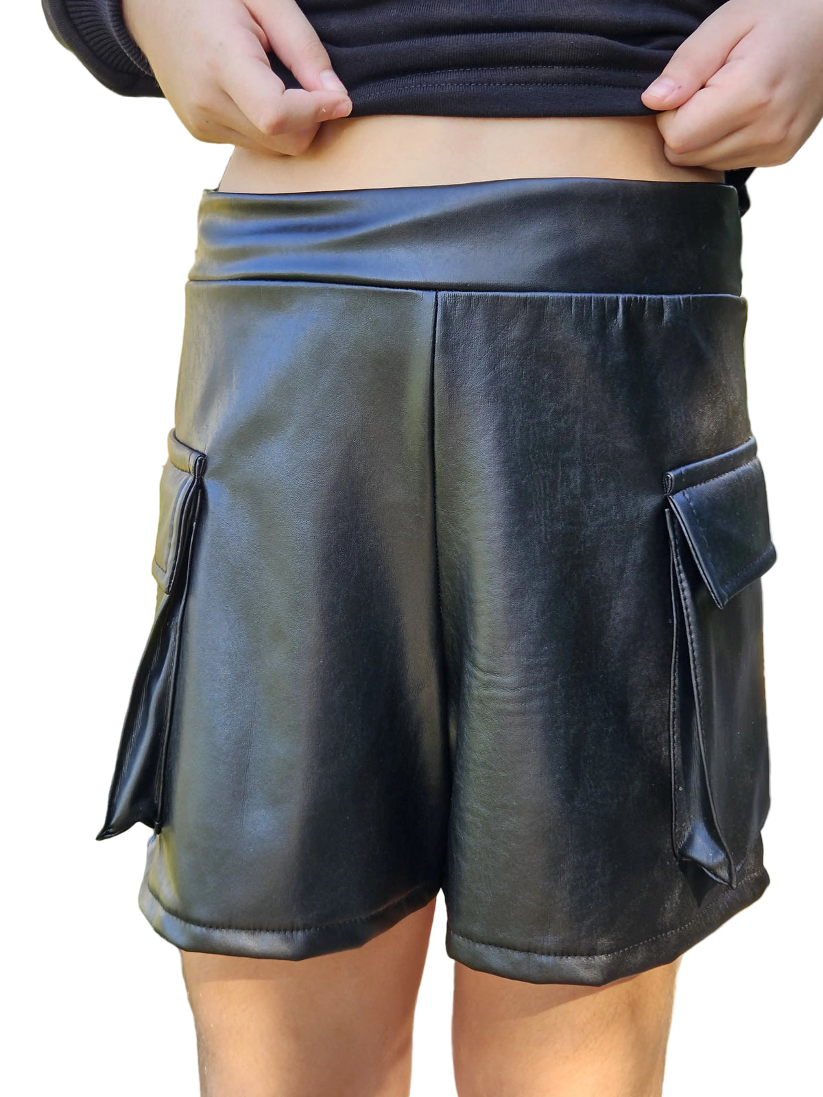 Leather Short - Pear