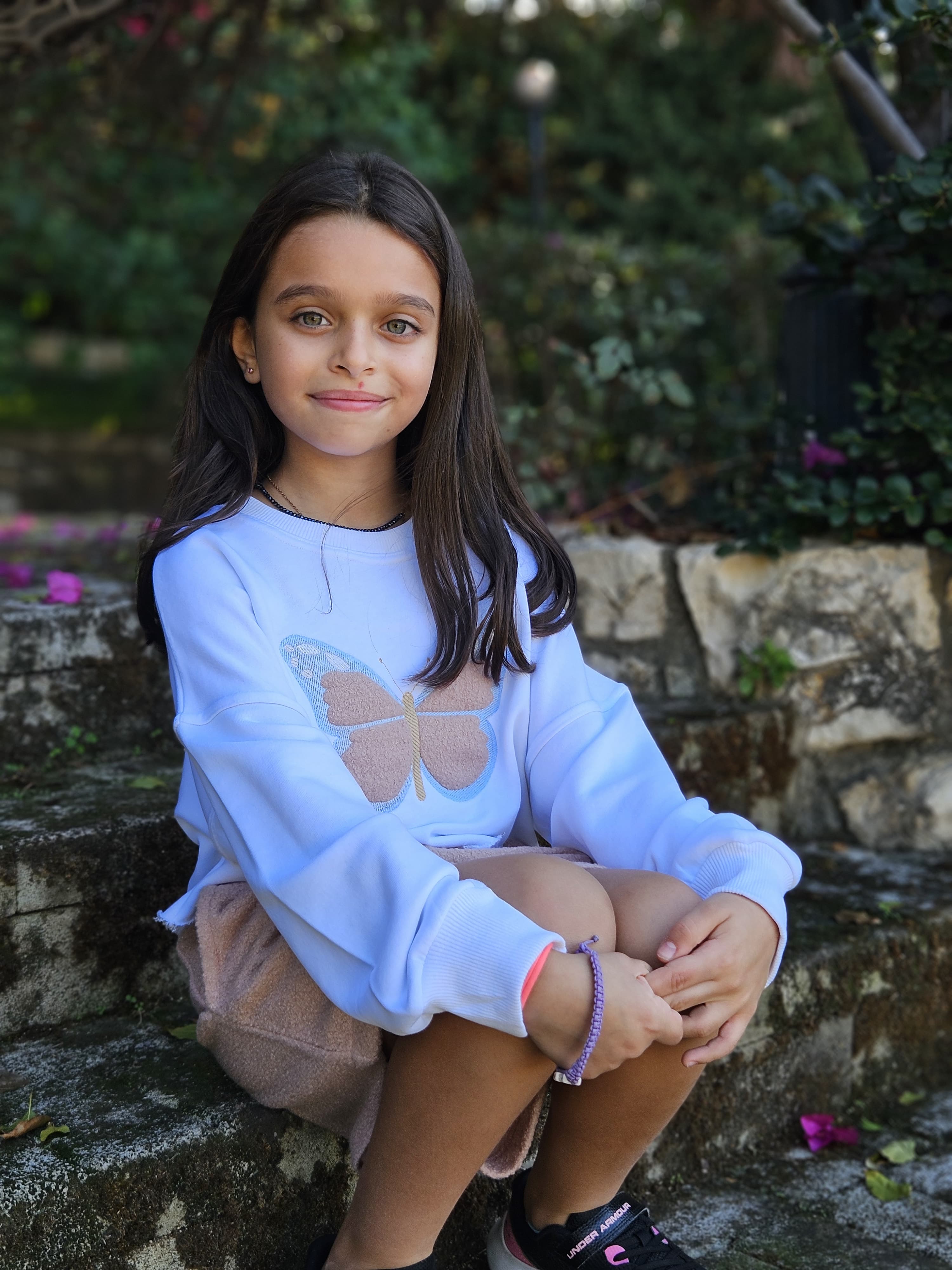 Butterfly Sweatshirt - Pear