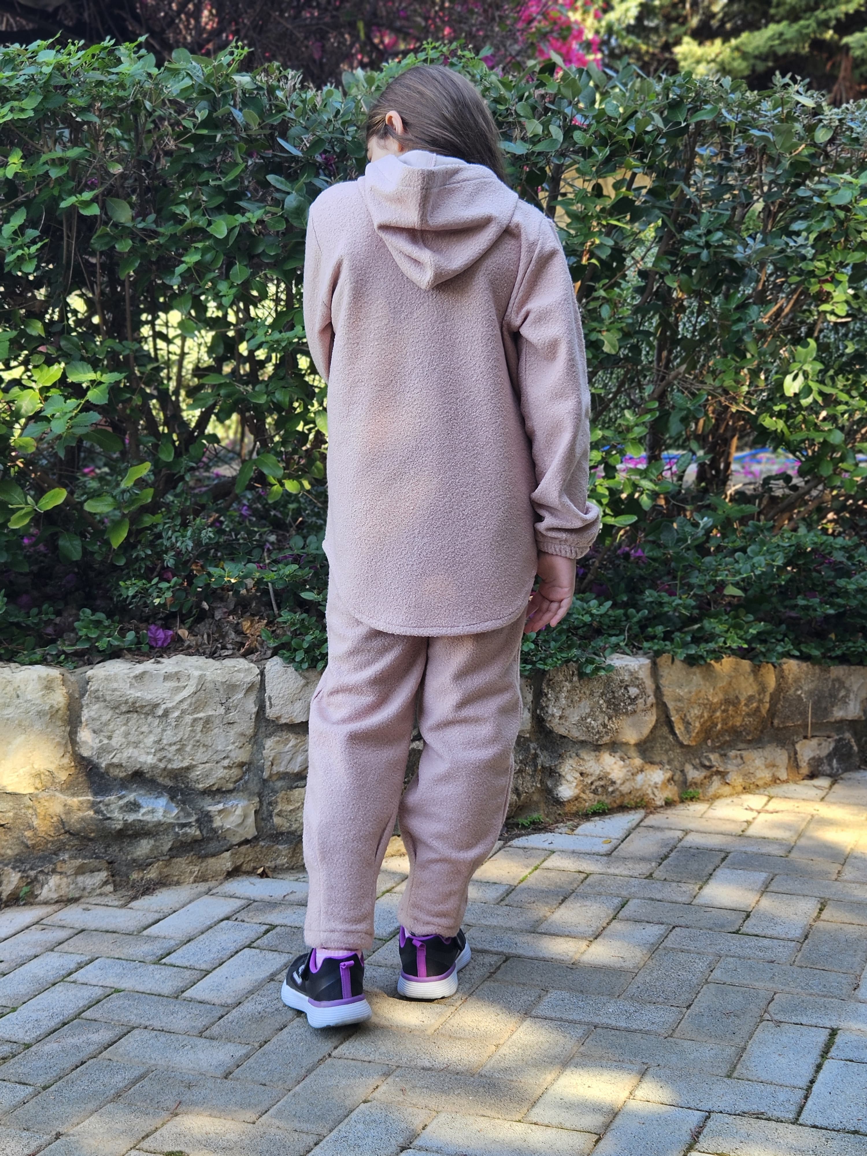 Wool Tracksuit SET (Hoodie + Pant) - Pear