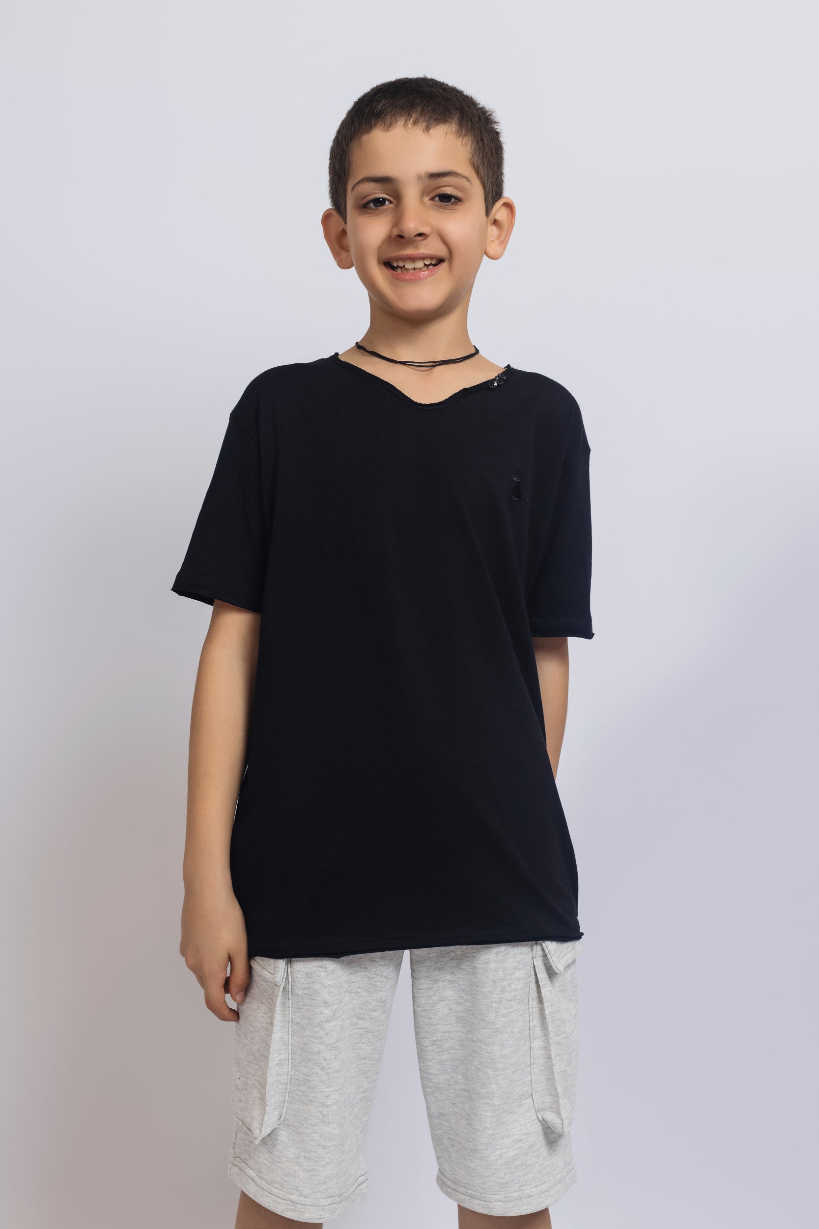 Classic Cars T-Shirt For Boys - Black - Pear