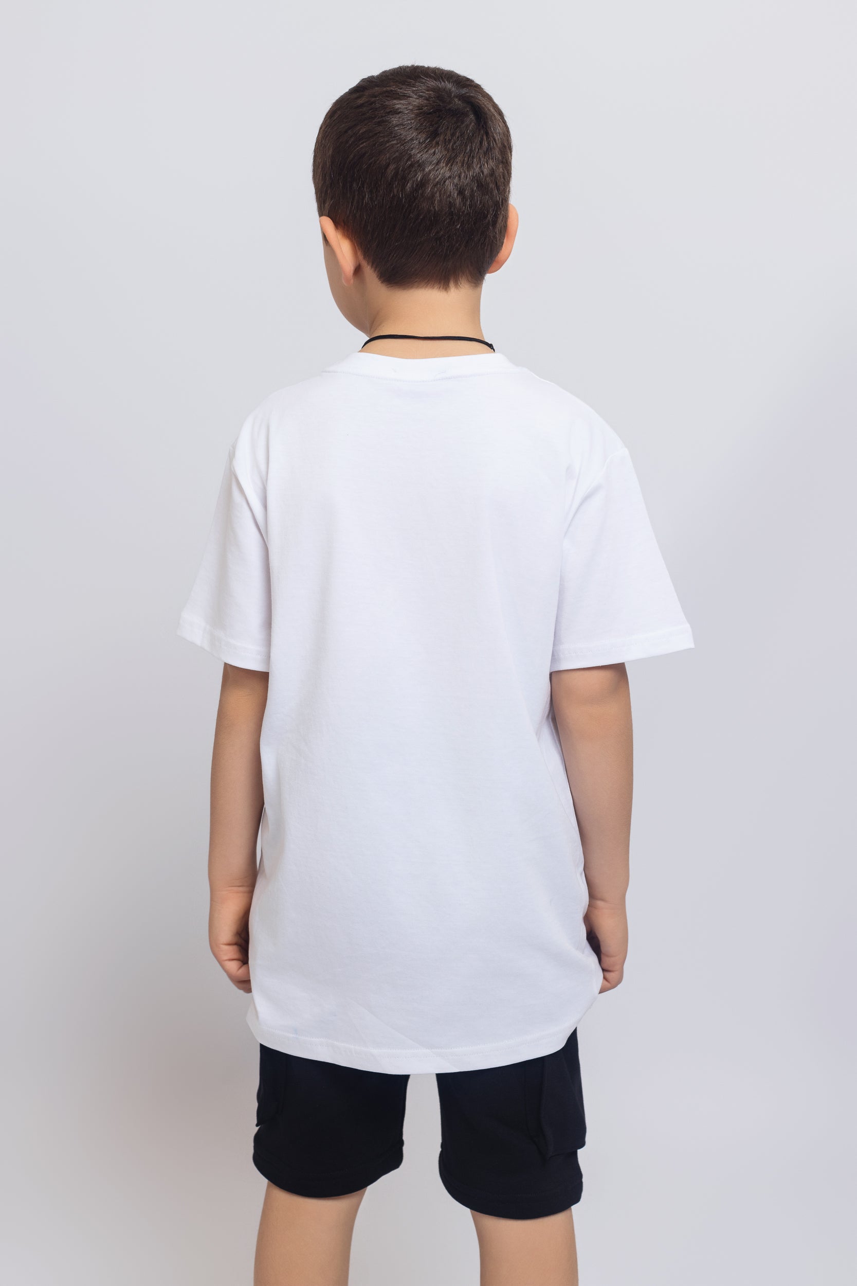 Monkey T-shirt For Boys - White - Pear
