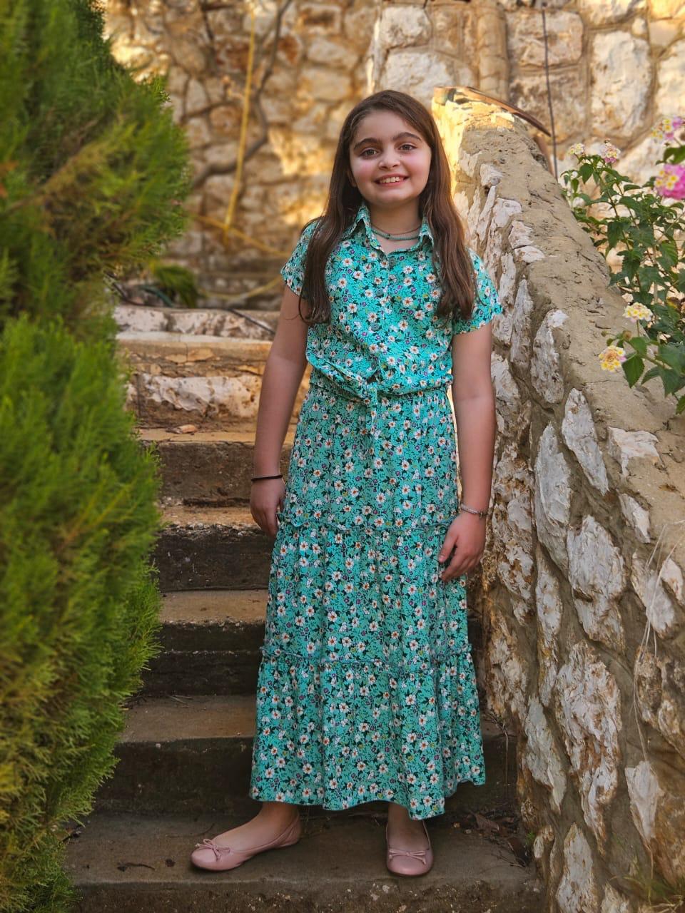 Viscose Floral Shirt - Girls