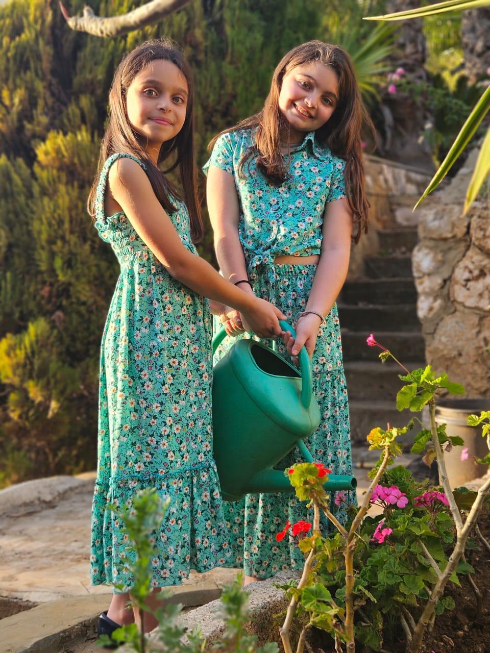 Viscose Floral Shirt - Girls