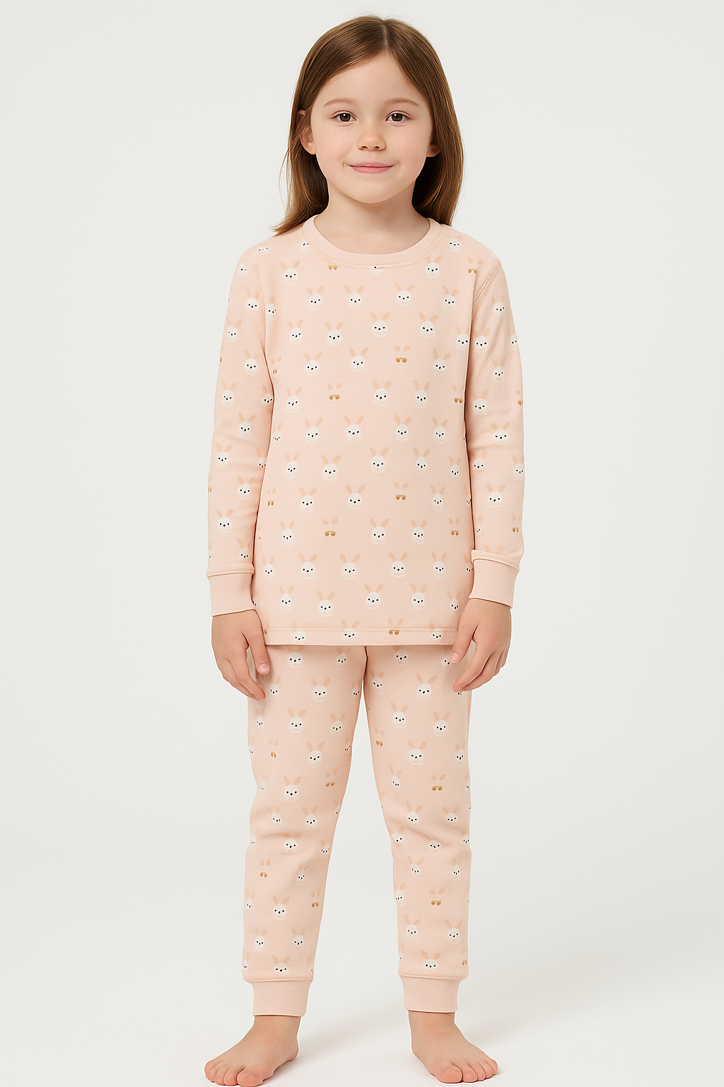 Rabbit Pyjama Set for Girls