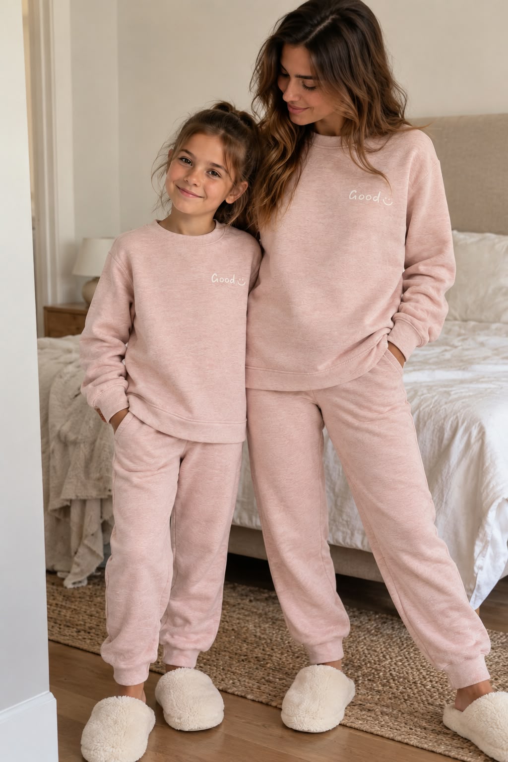 Light Pink Pyjama Set 100% Cotton
