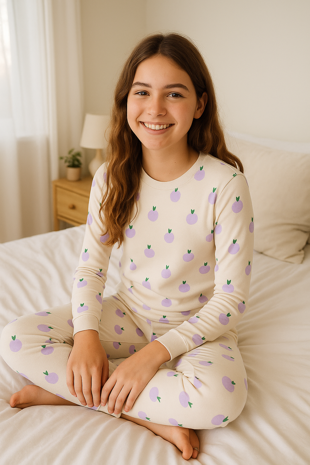Apple Pyjama Set for Girls