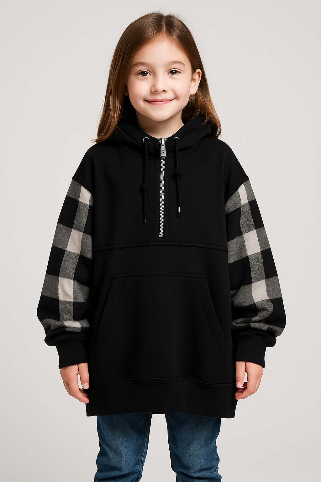 Oversized Ecossais sleeves