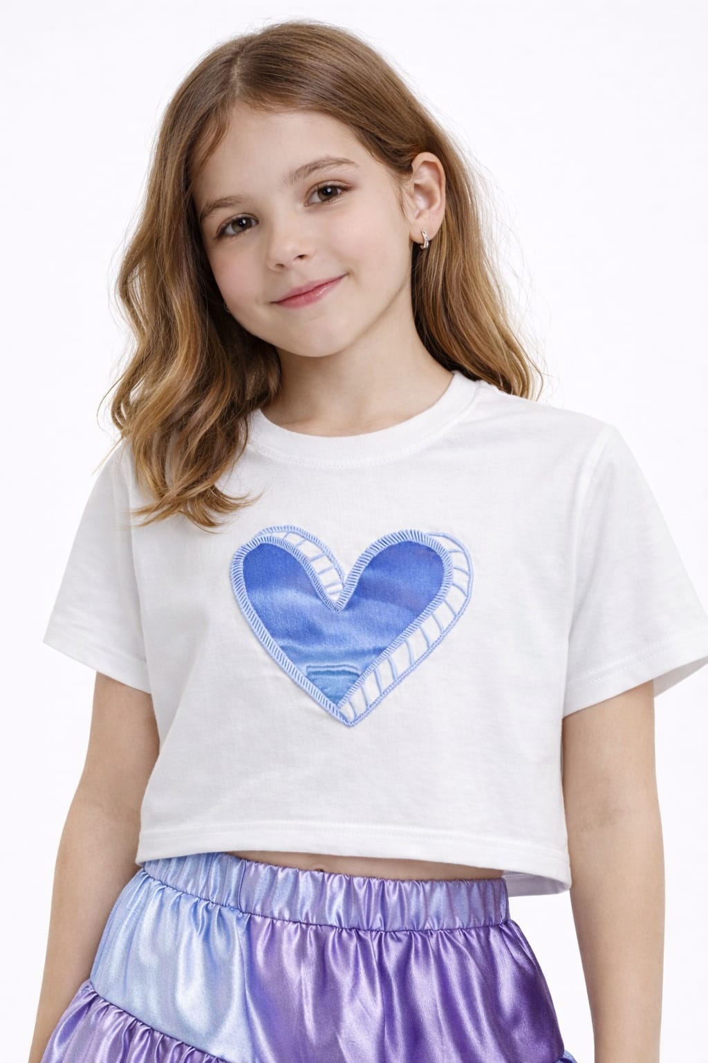 Heart Embroidered Top