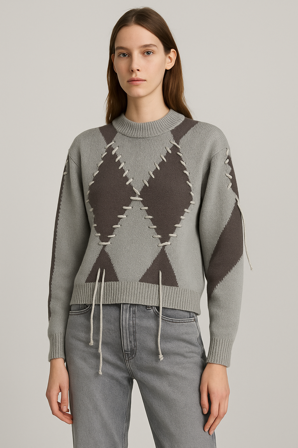 Sweater with Ribbons