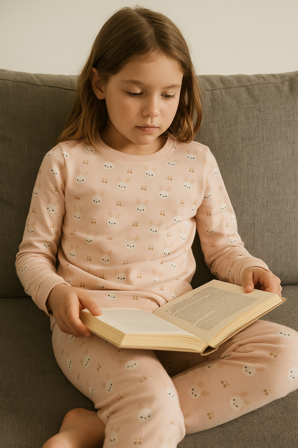 Rabbit Pyjama Set for Girls