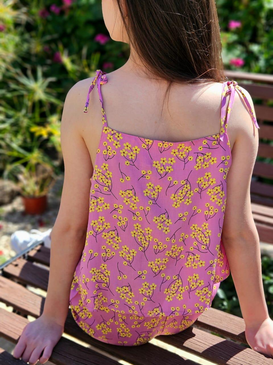 Viscose Floral Set - Woman