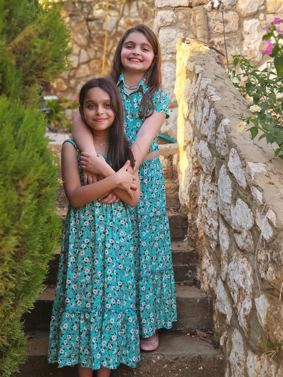 Viscose Floral Dress - Girls