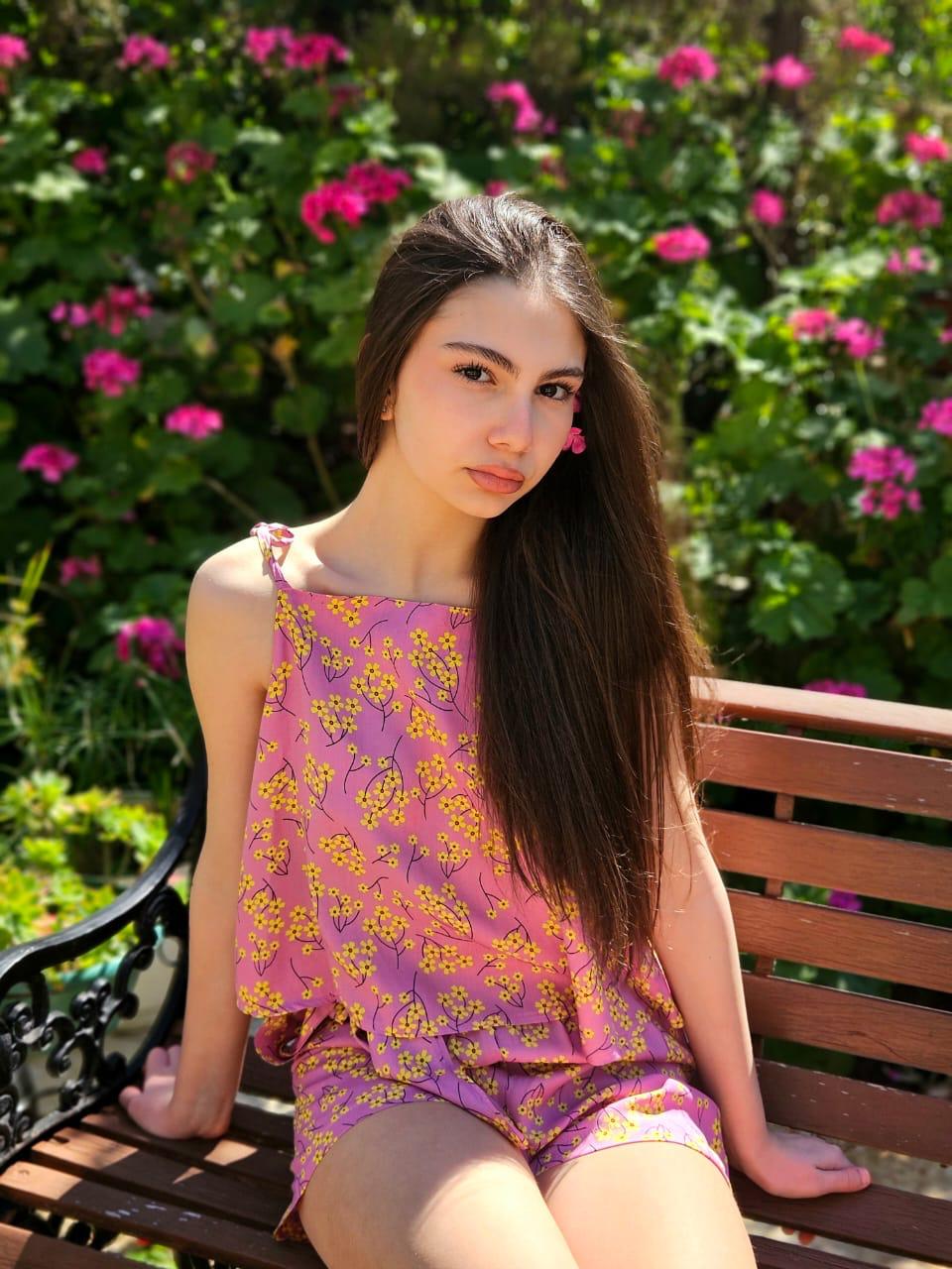 Viscose Floral Set - Woman
