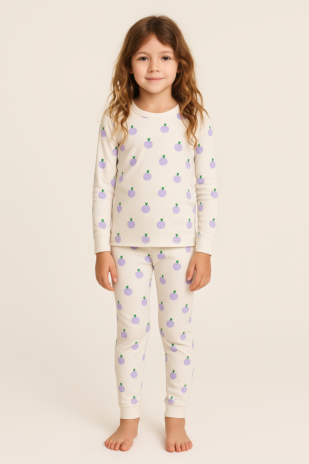Apple Pyjama Set for Girls