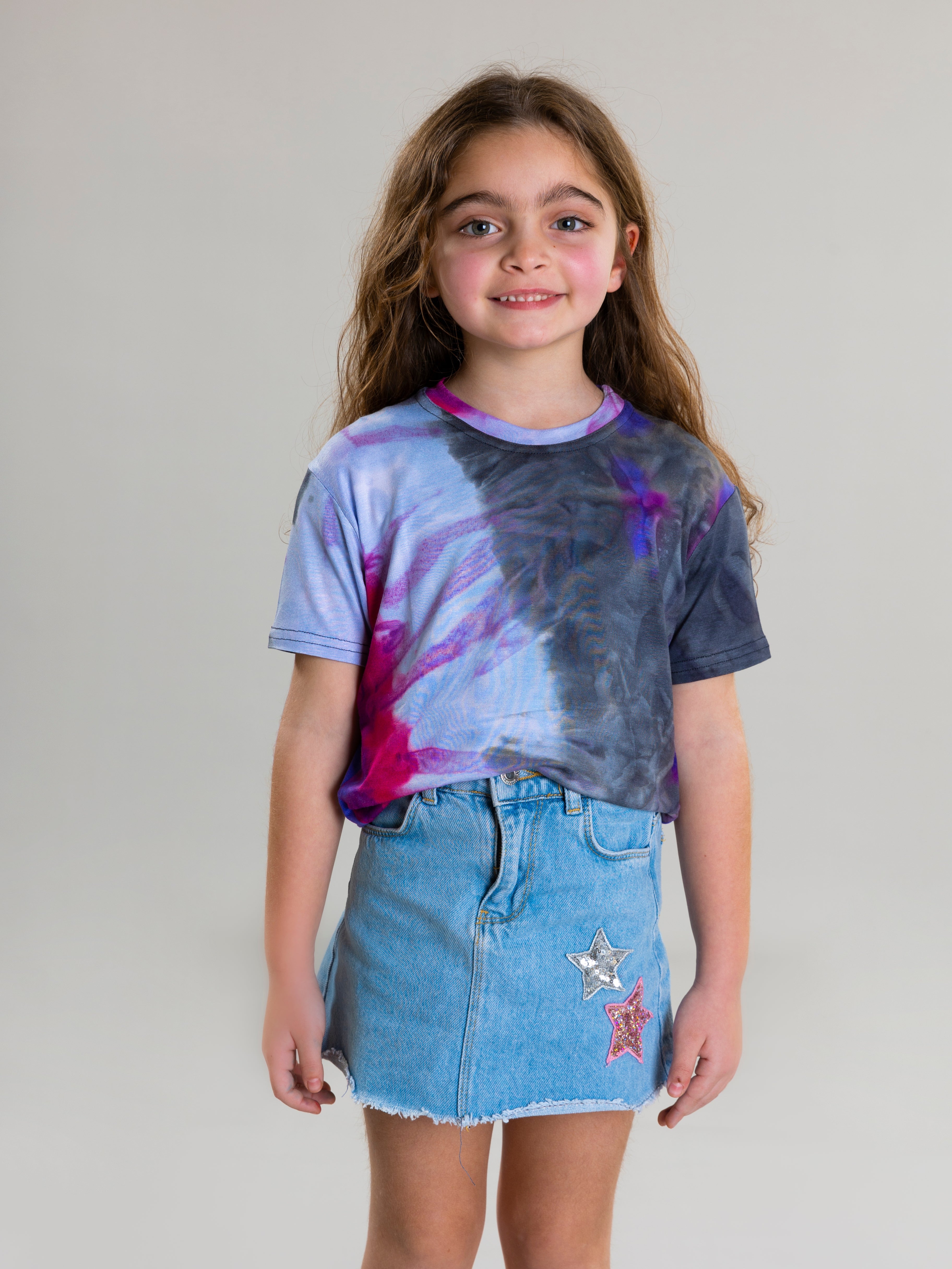 Tie Dye Unisex T-Shirt - Grey - Pear