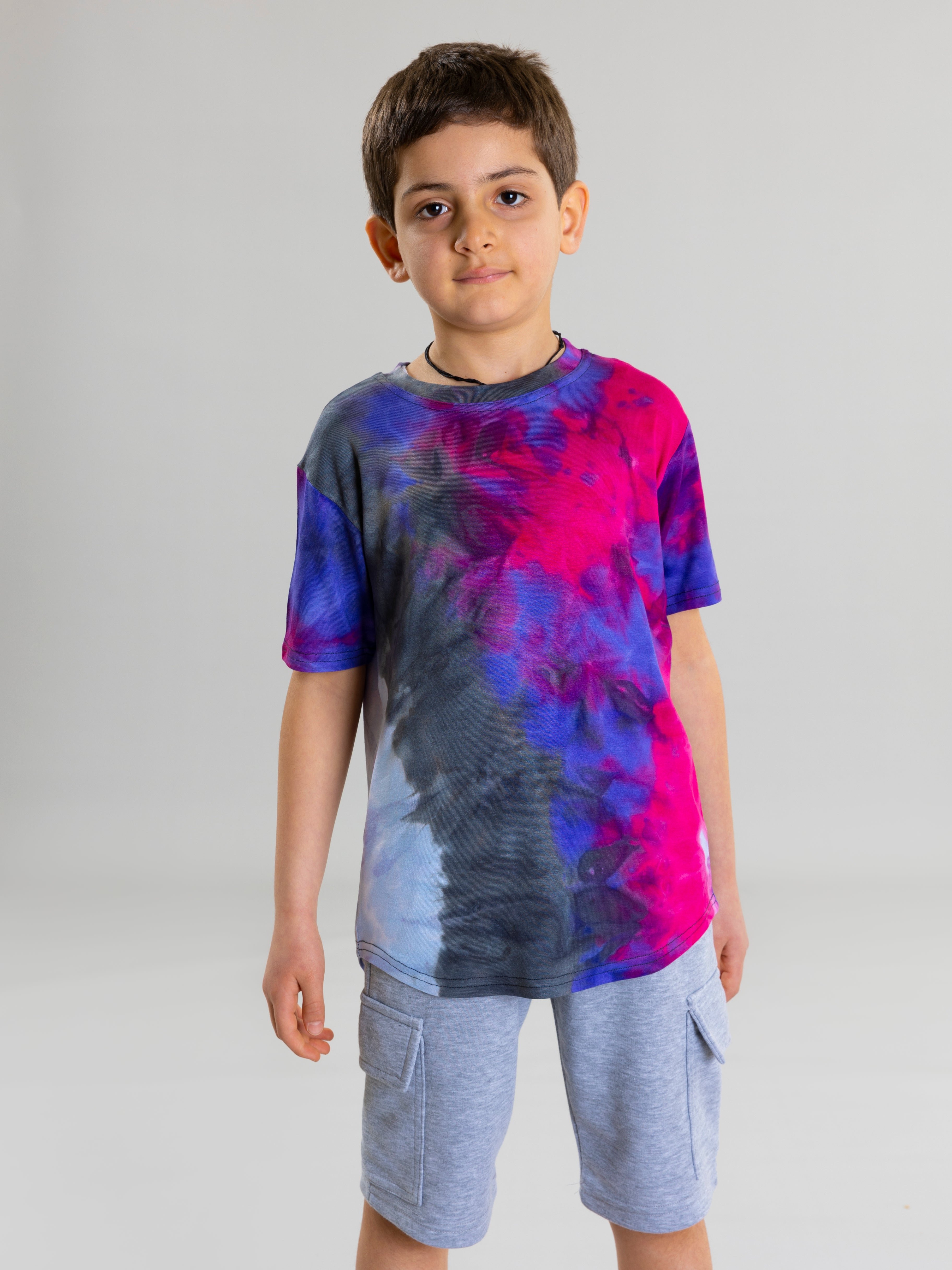 Tie Dye Unisex T-Shirt - Grey - Pear