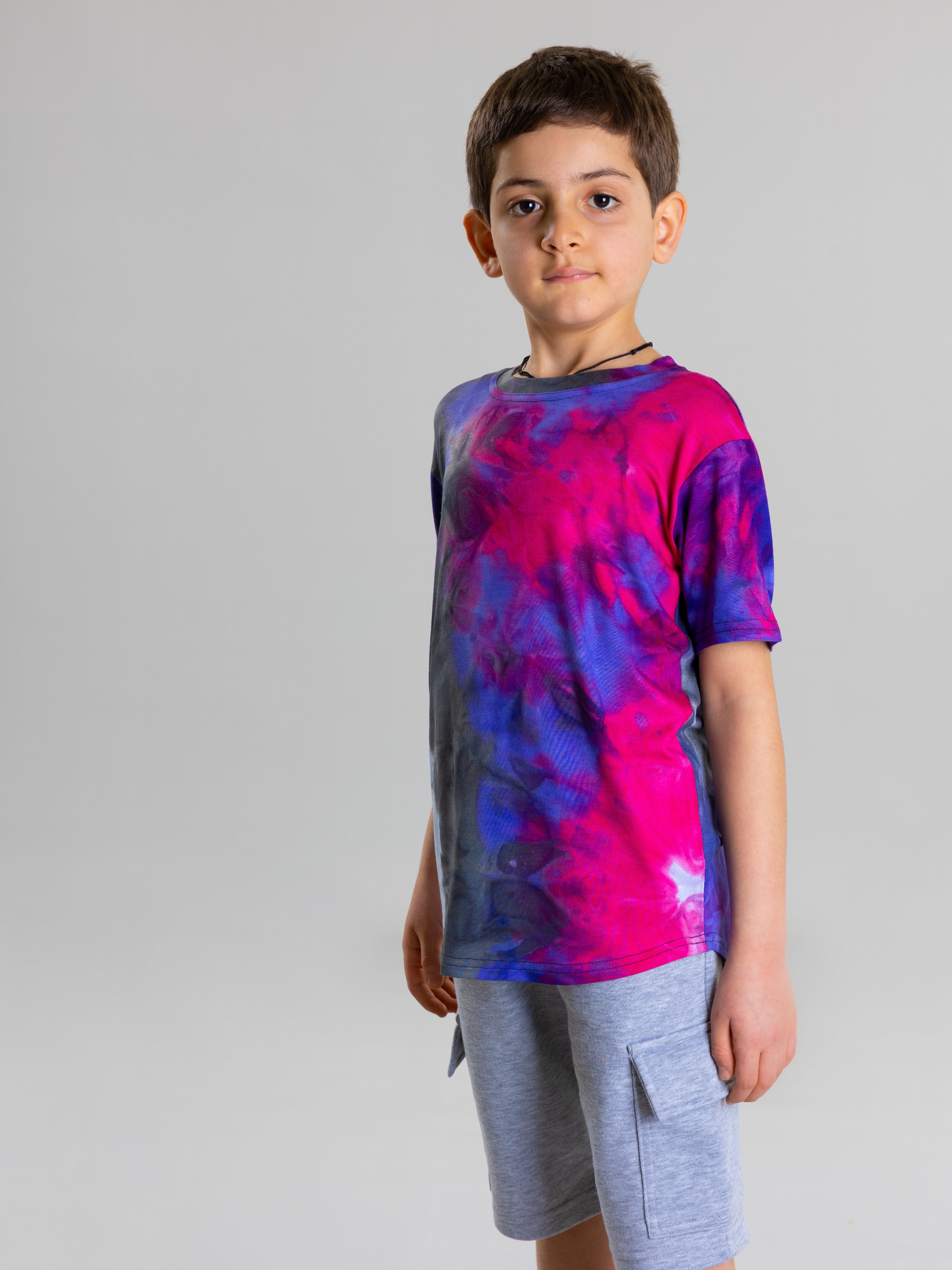 Tie Dye Unisex T-Shirt - Grey - Pear