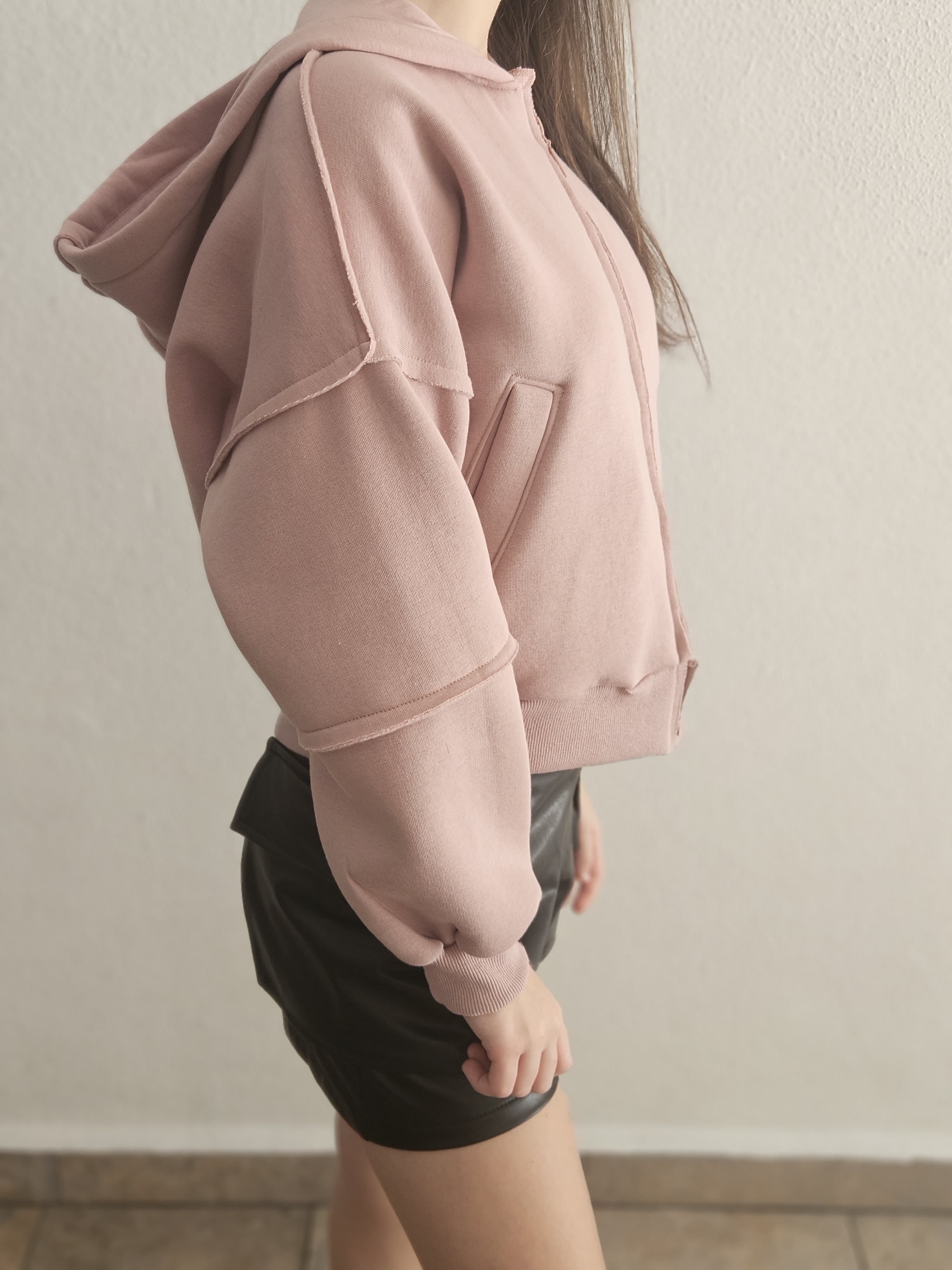 Cropped Fleece Jacket