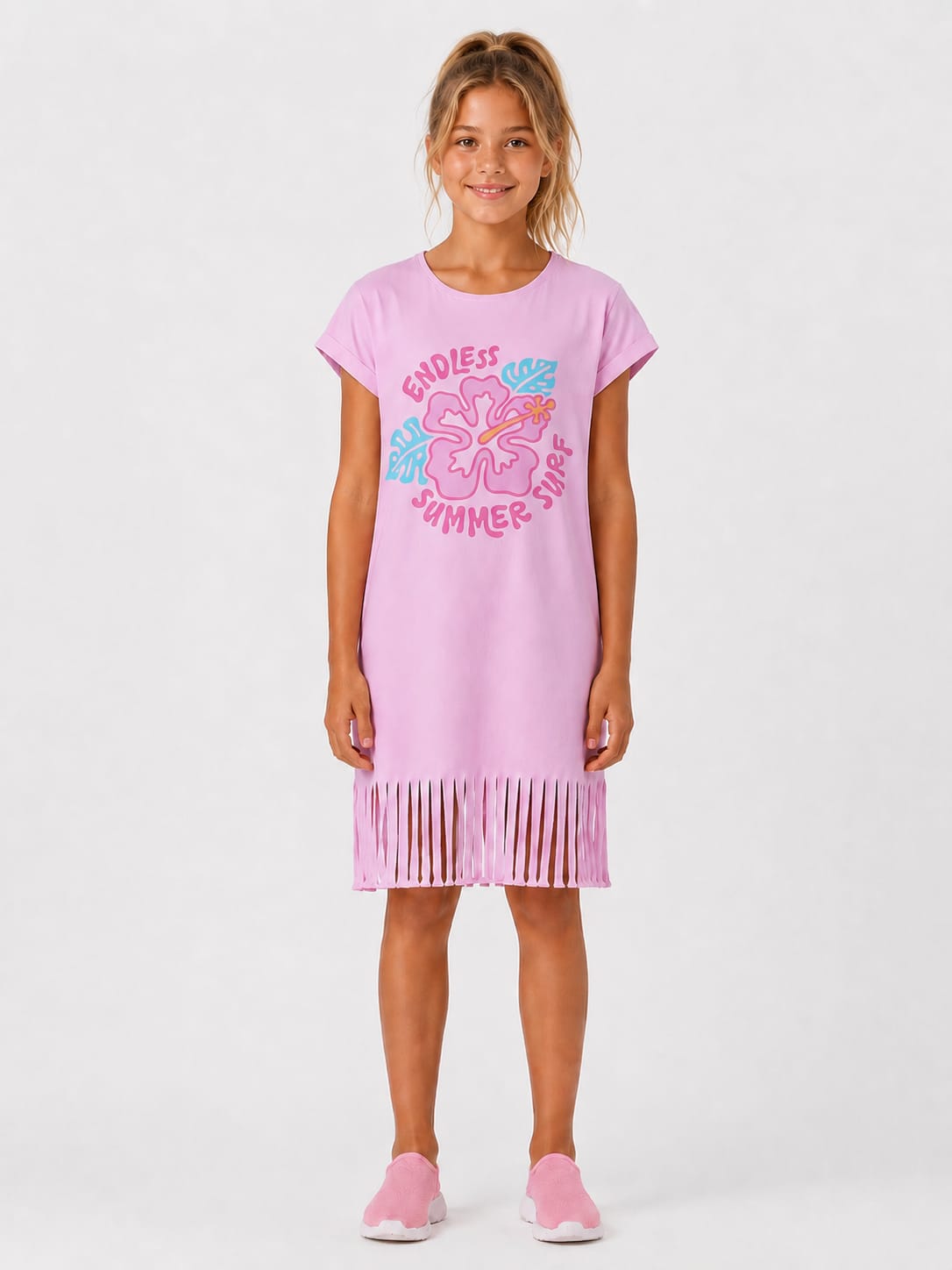 Flower Fringe Dress