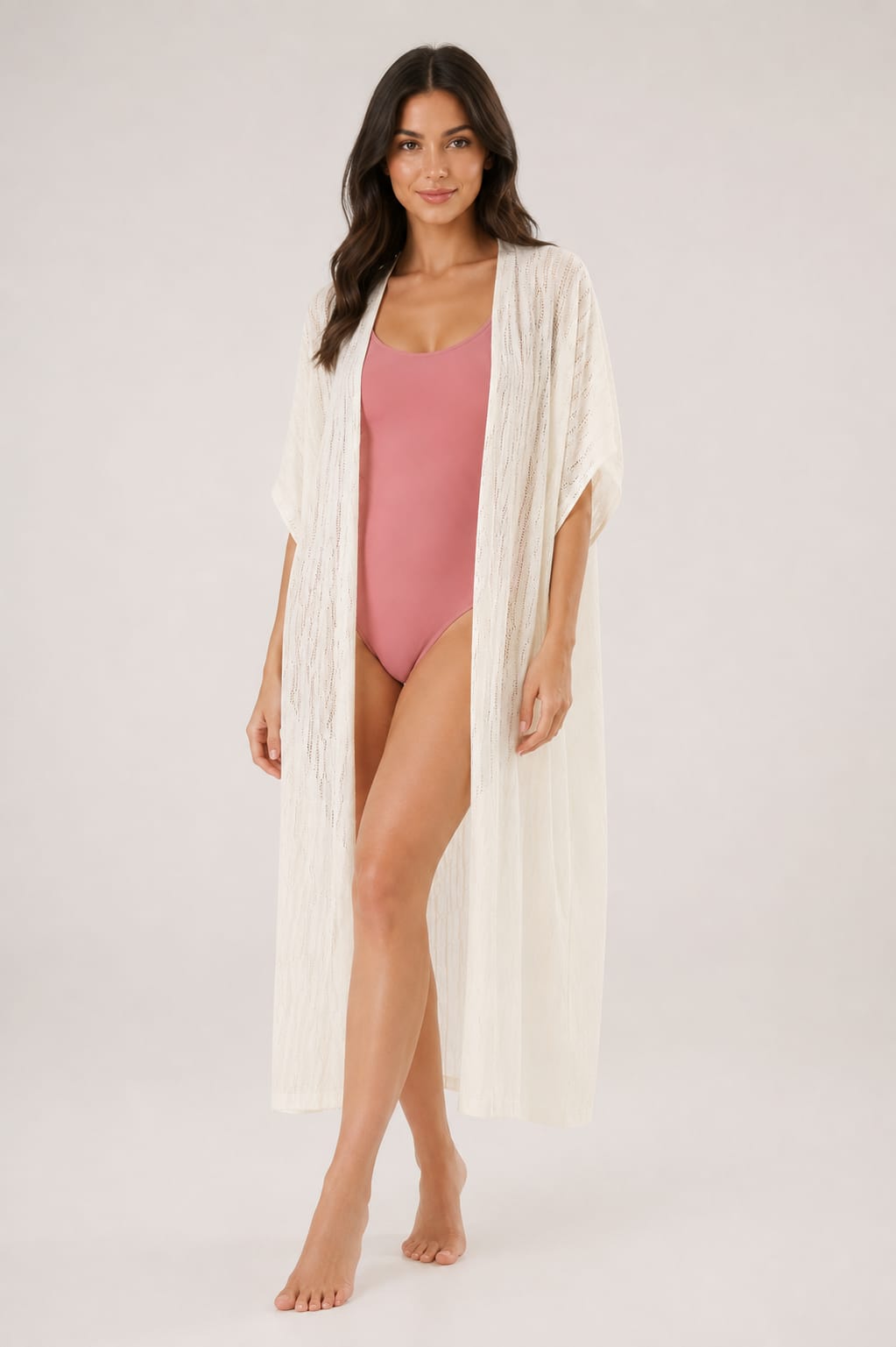 Open-Knit Beach Cover-up