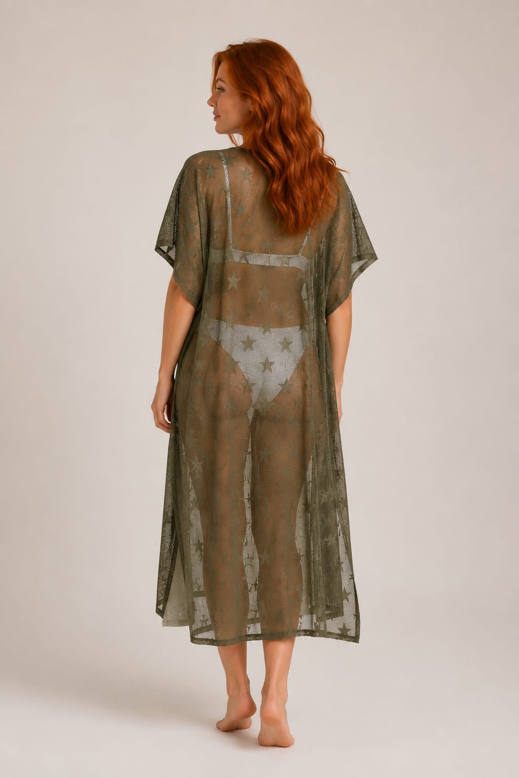 Star Mesh Beach Cover-up