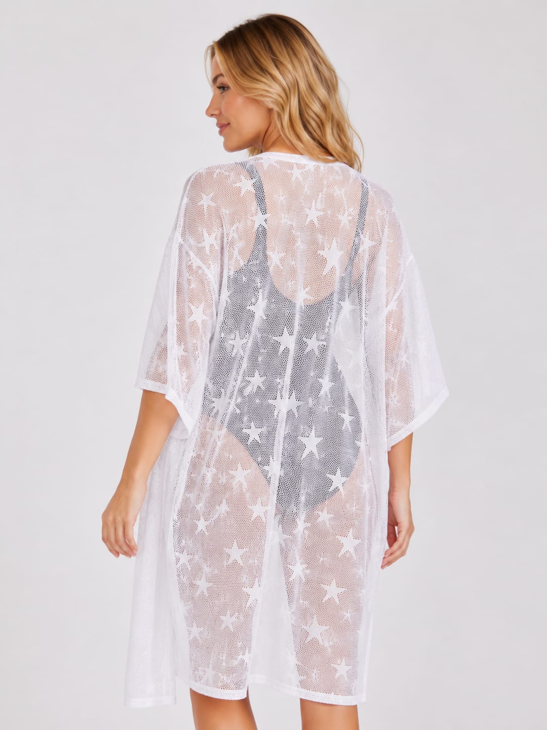 Star Mesh Beach Cover-up