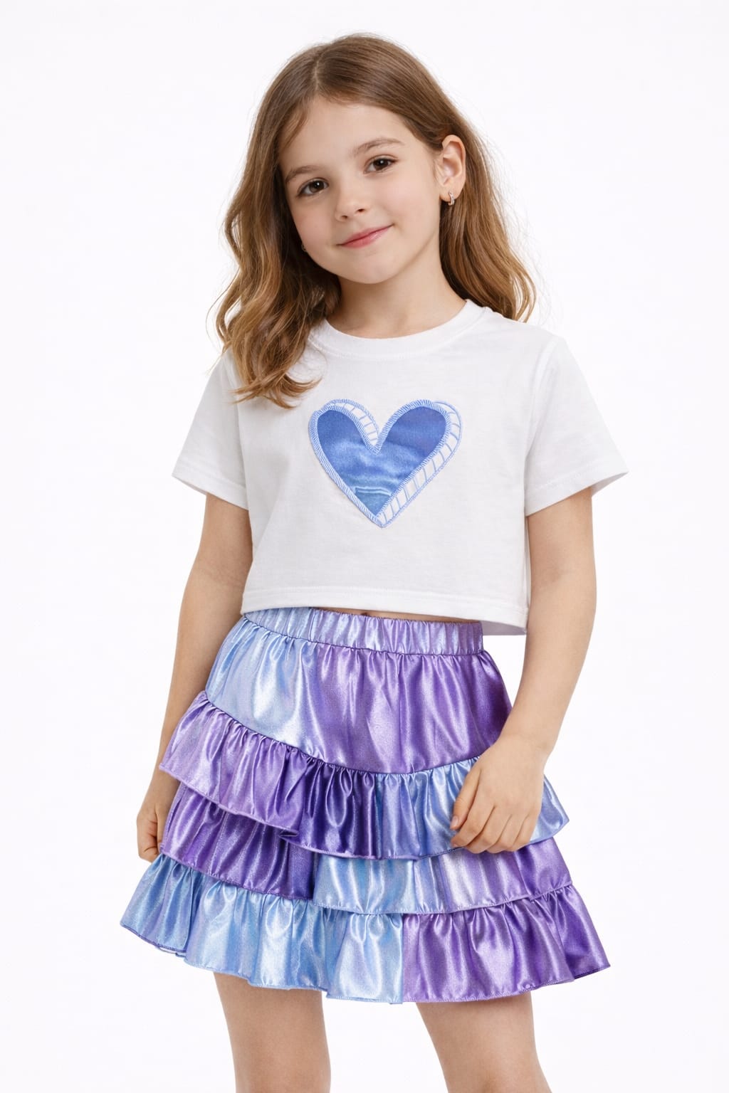 Heart Embroidered Top