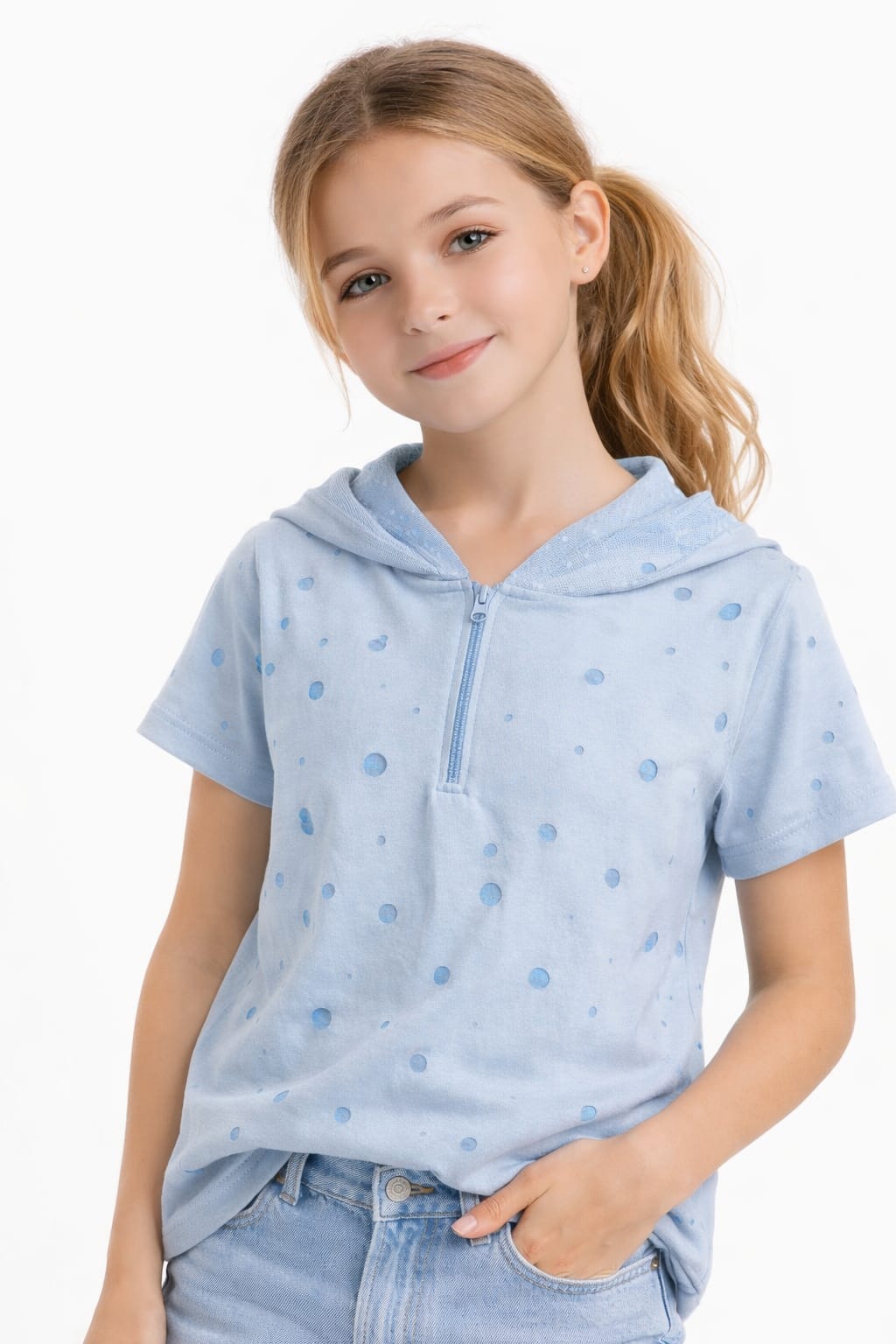 Top with Round Shaped Laser Cut