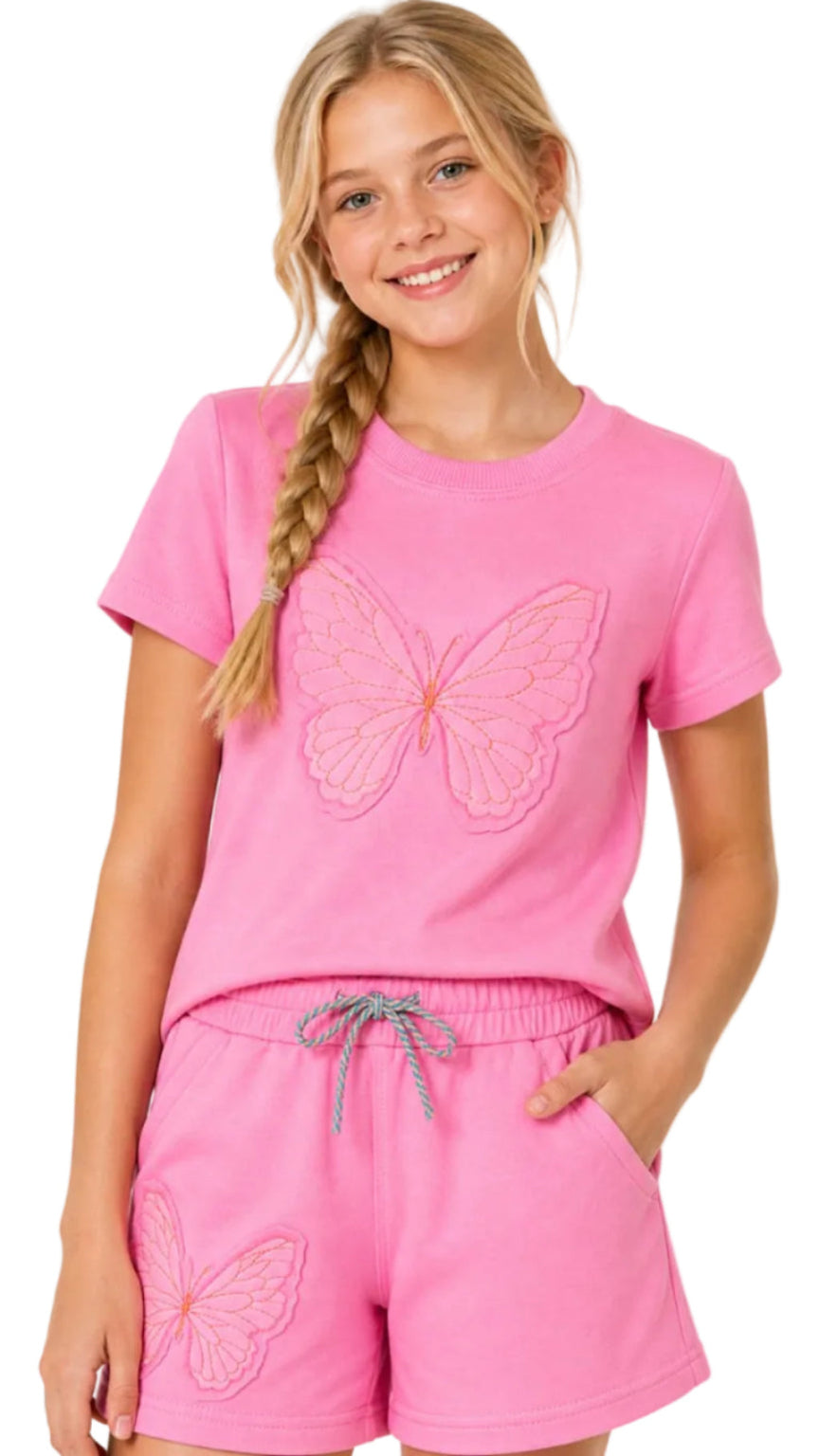Butterfly Embroidered Tracksuit