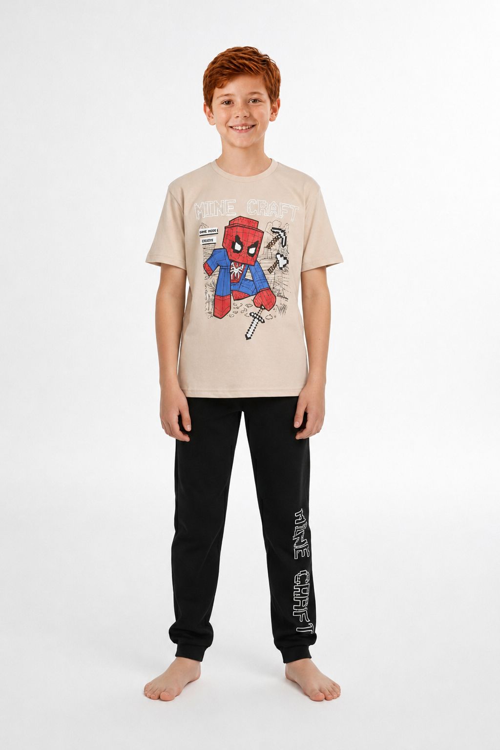 Minecraft Spiderman Pyjama SET