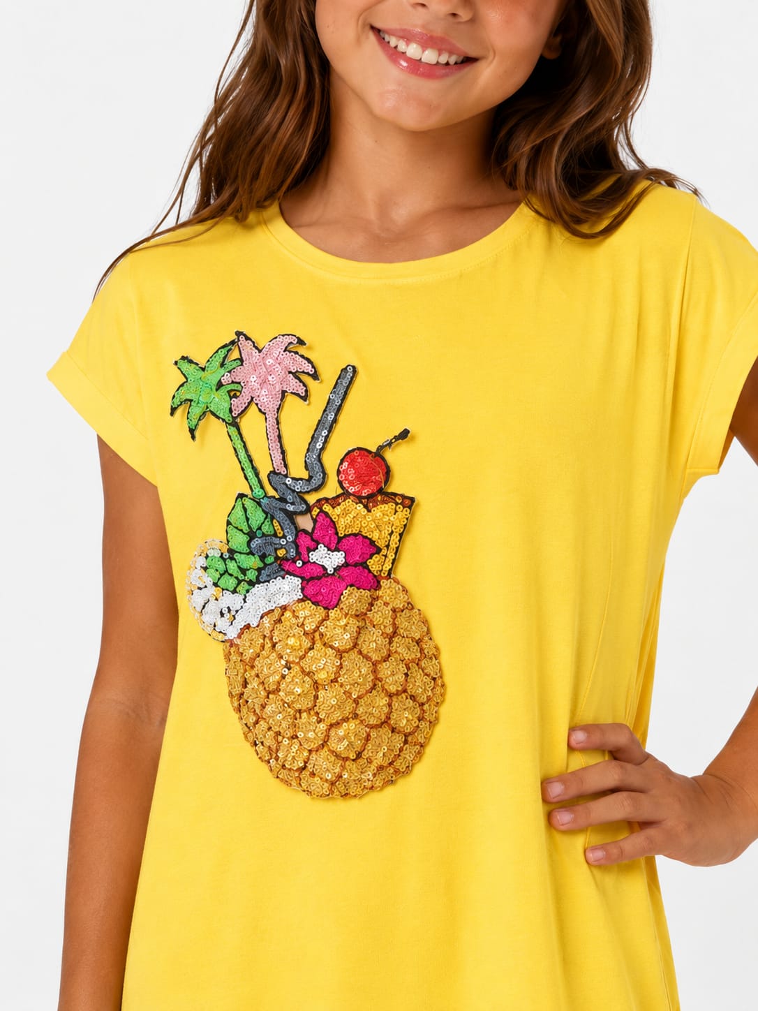 Pineapple Fringe Dress
