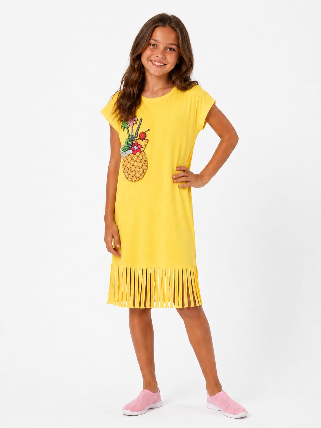 Pineapple Fringe Dress