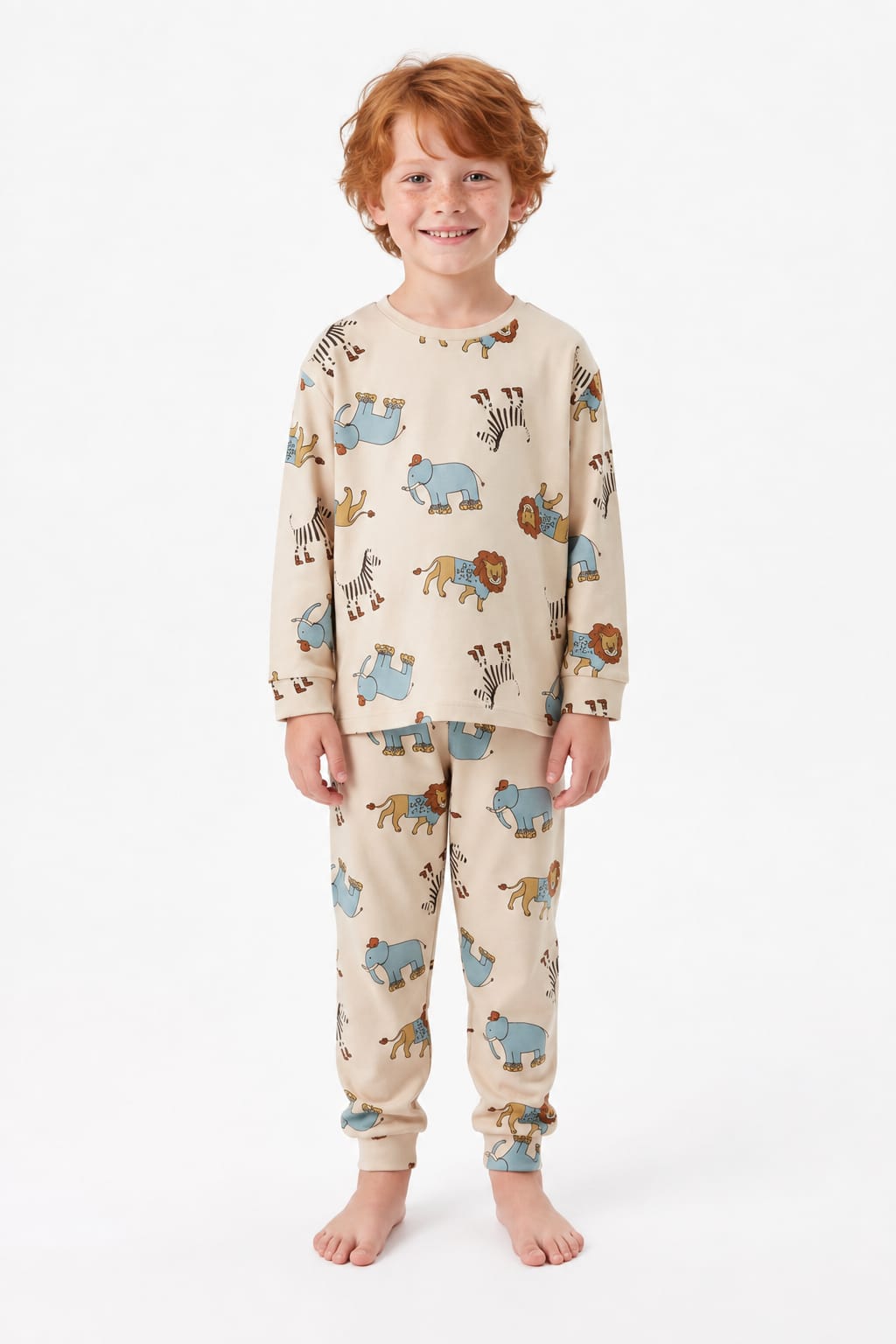 Circus Animals Pyjama SET 100% Cotton