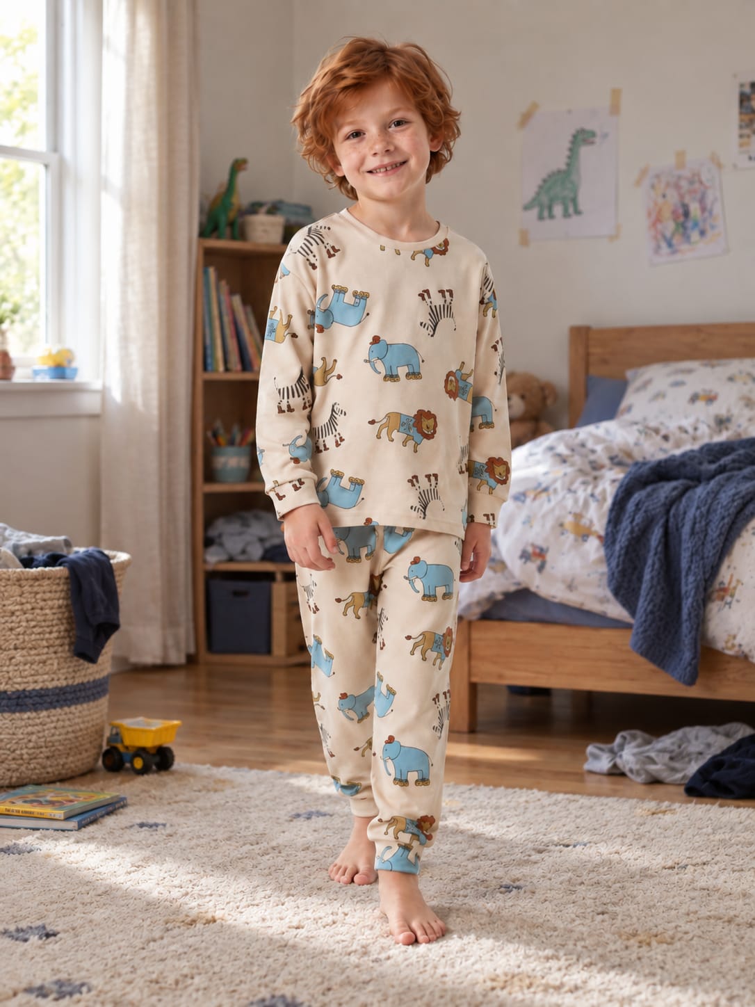 Circus Animals Pyjama SET 100% Cotton