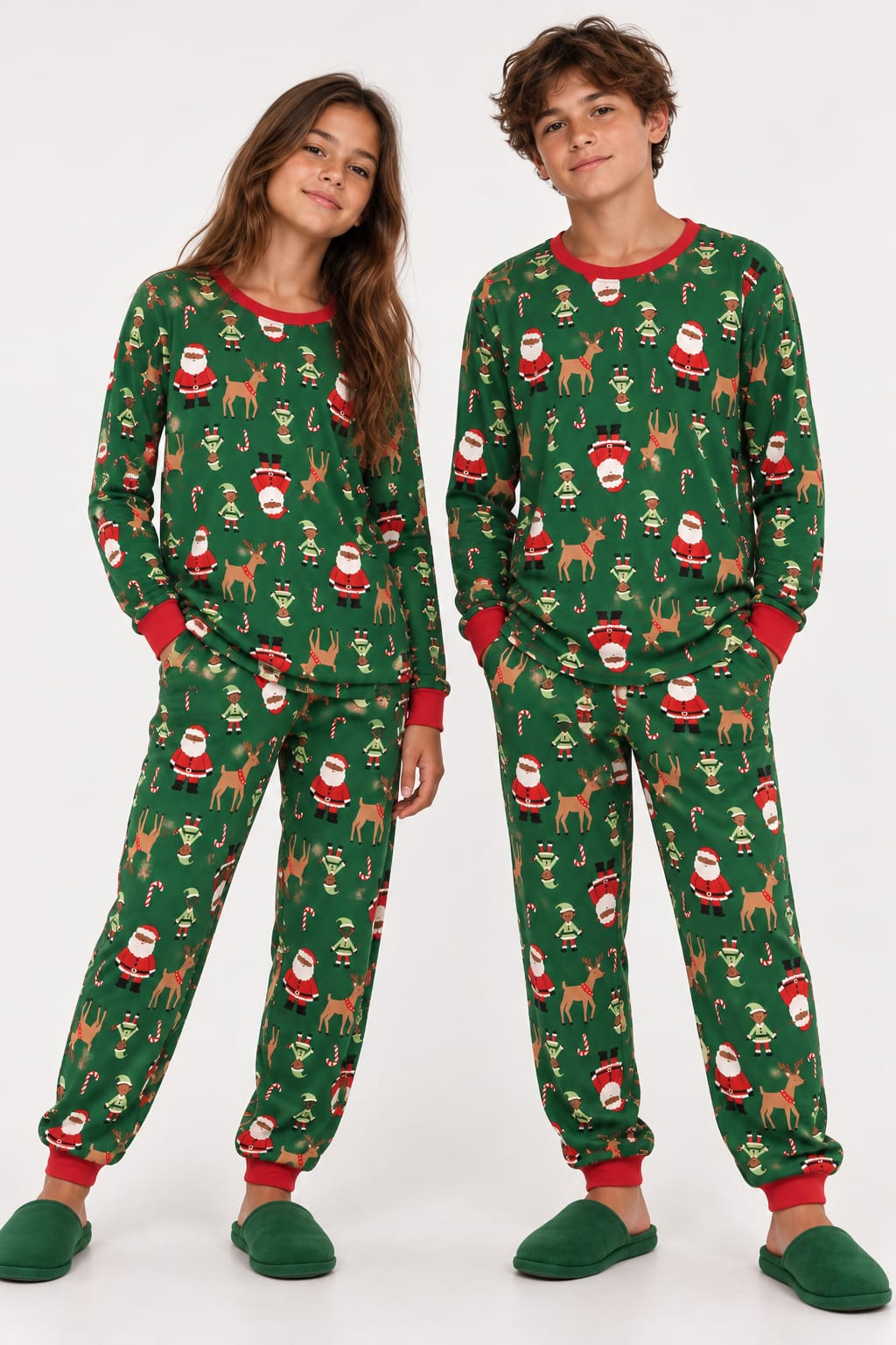 Matching Family Christmas Pyjama SET 100% Cotton