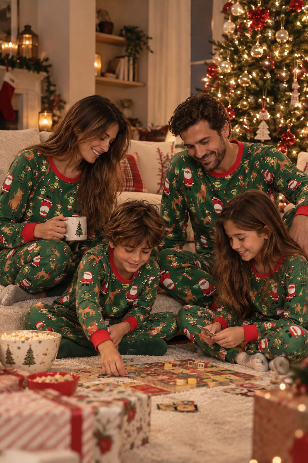 Matching Family Christmas Pyjama SET 100% Cotton