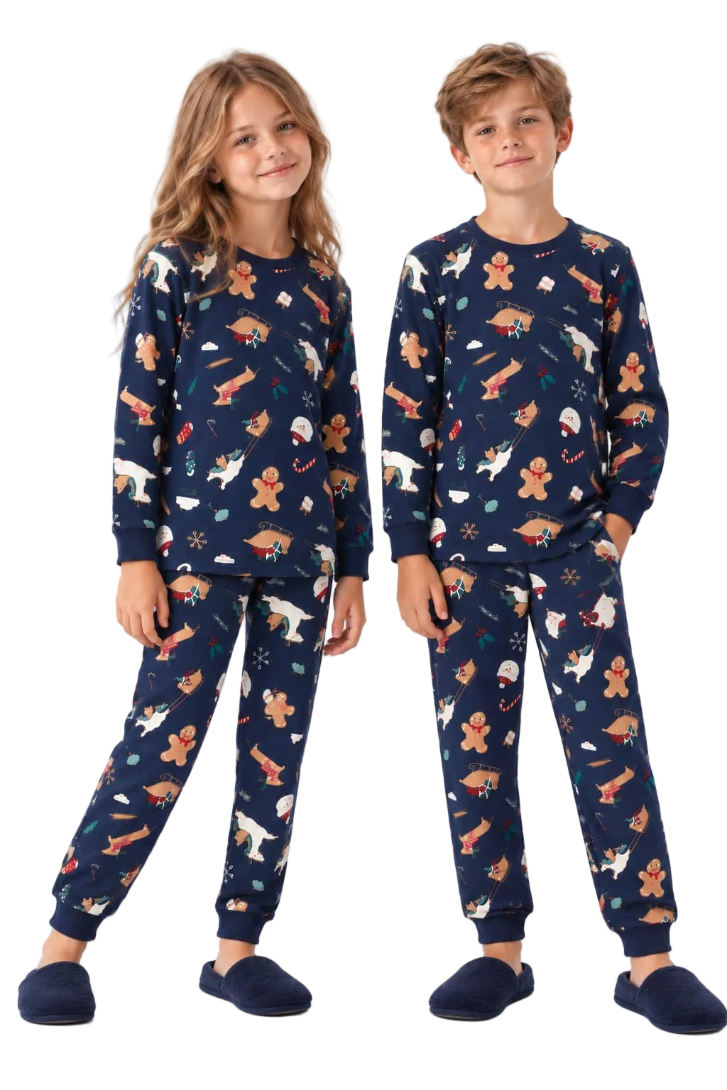 Gender Neutral Christmas Pyjama SET 100% Cotton