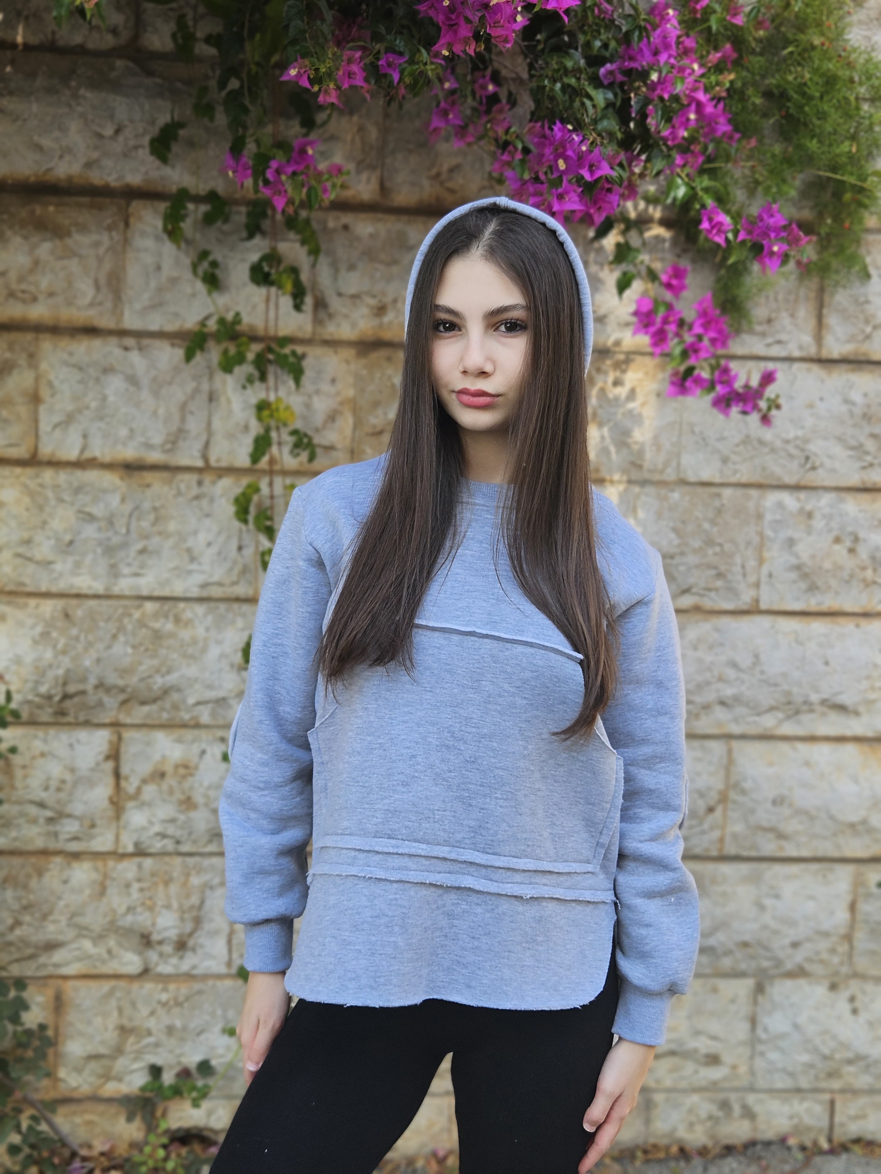 Peace Oversized Hoodie - Pear