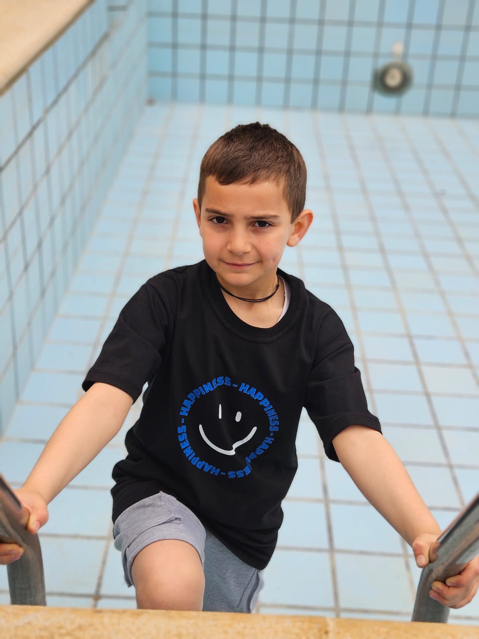 Smiley Printed T-shirt - Boys