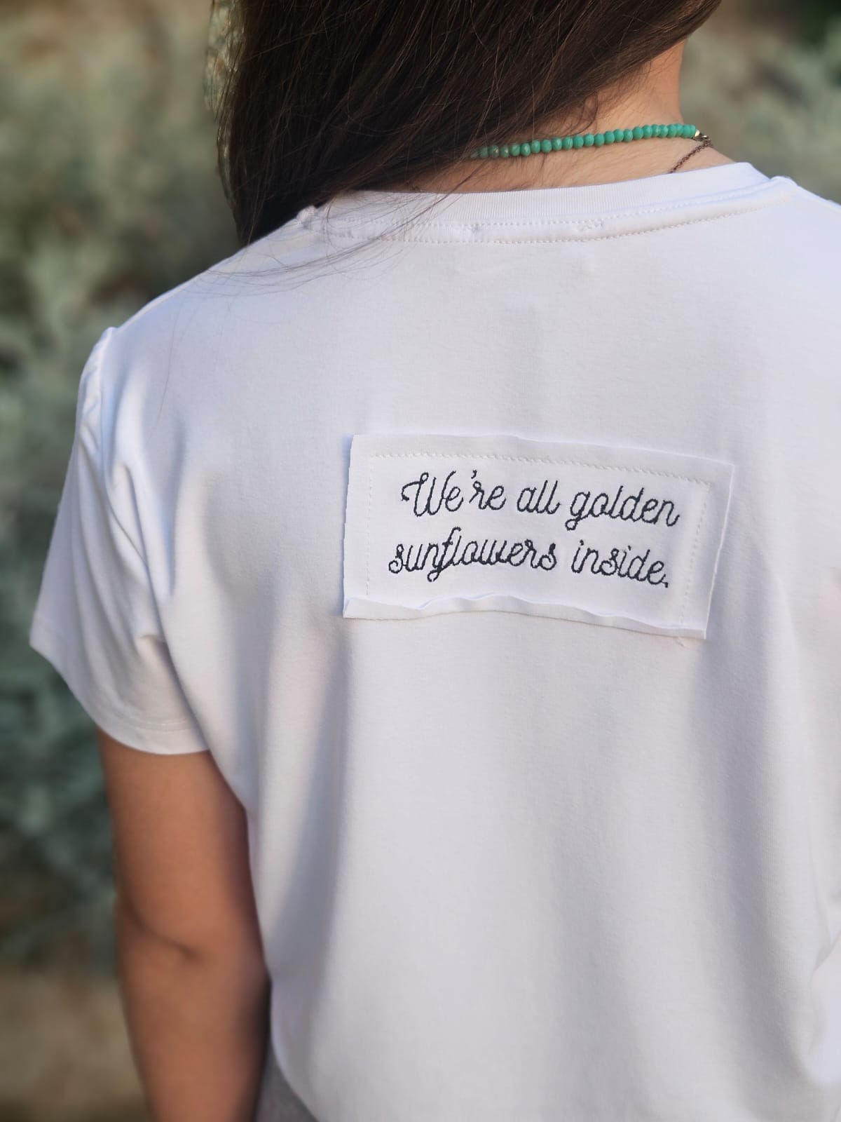 Sunflower Embroidered Top - Girls